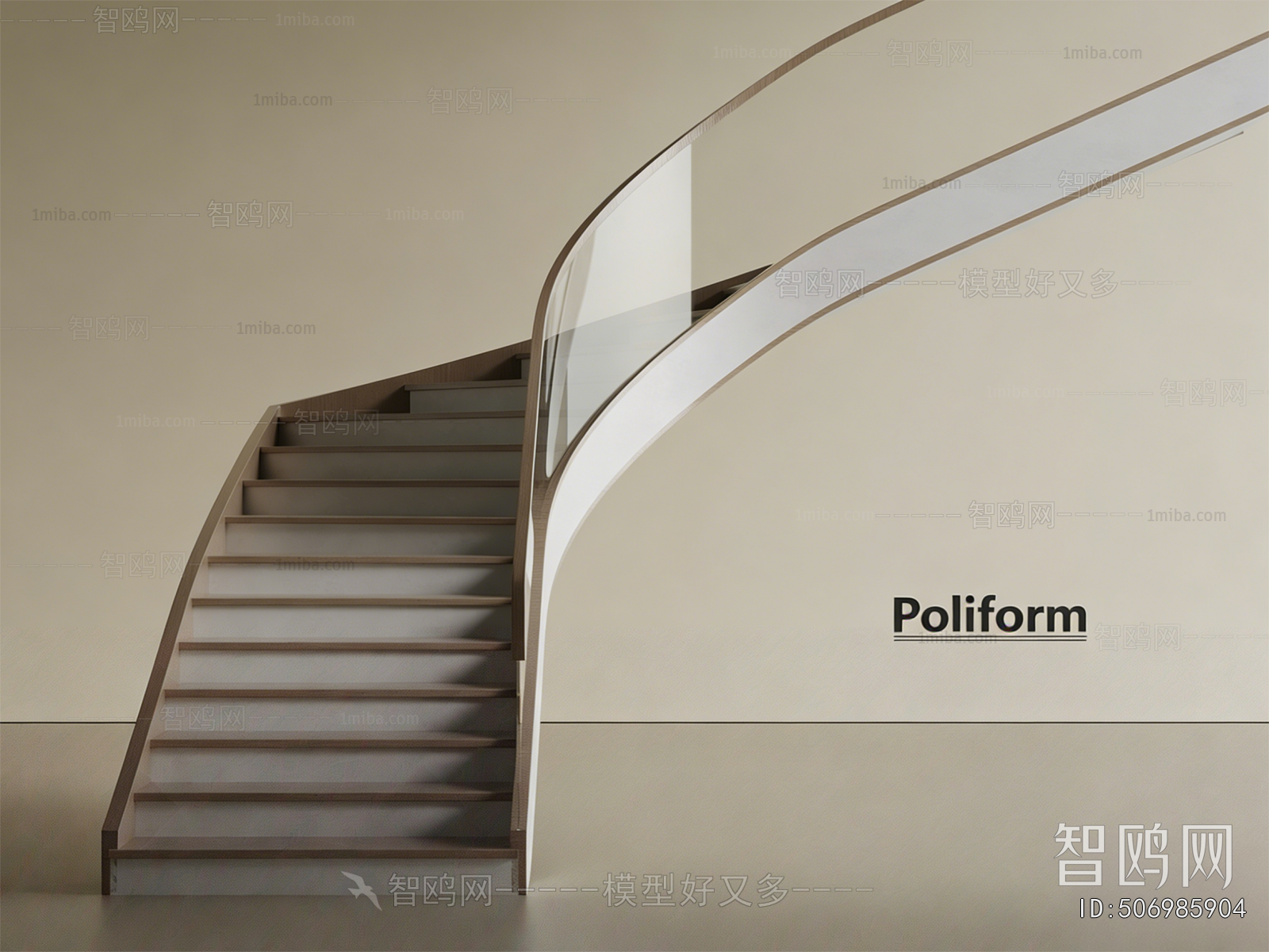 Modern Rotating Staircase
