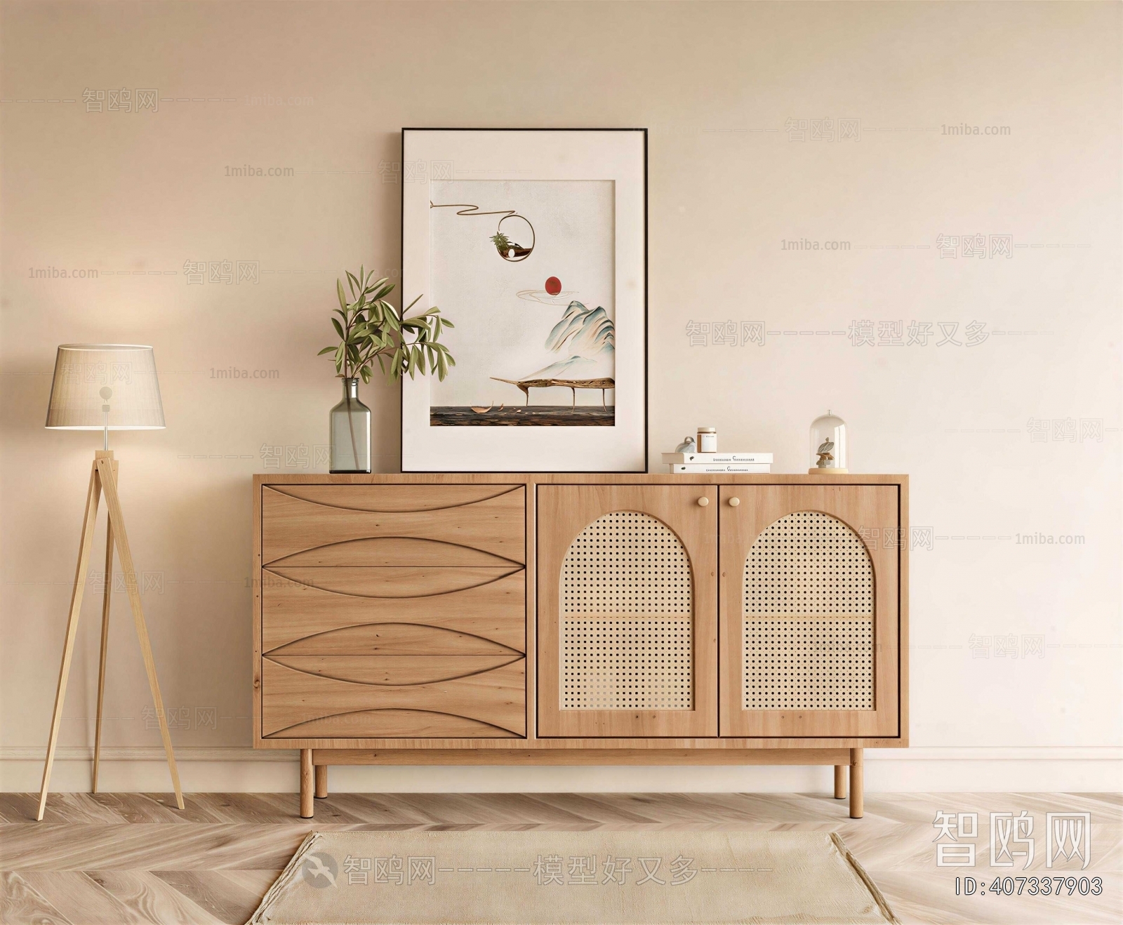 Nordic Style Side Cabinet