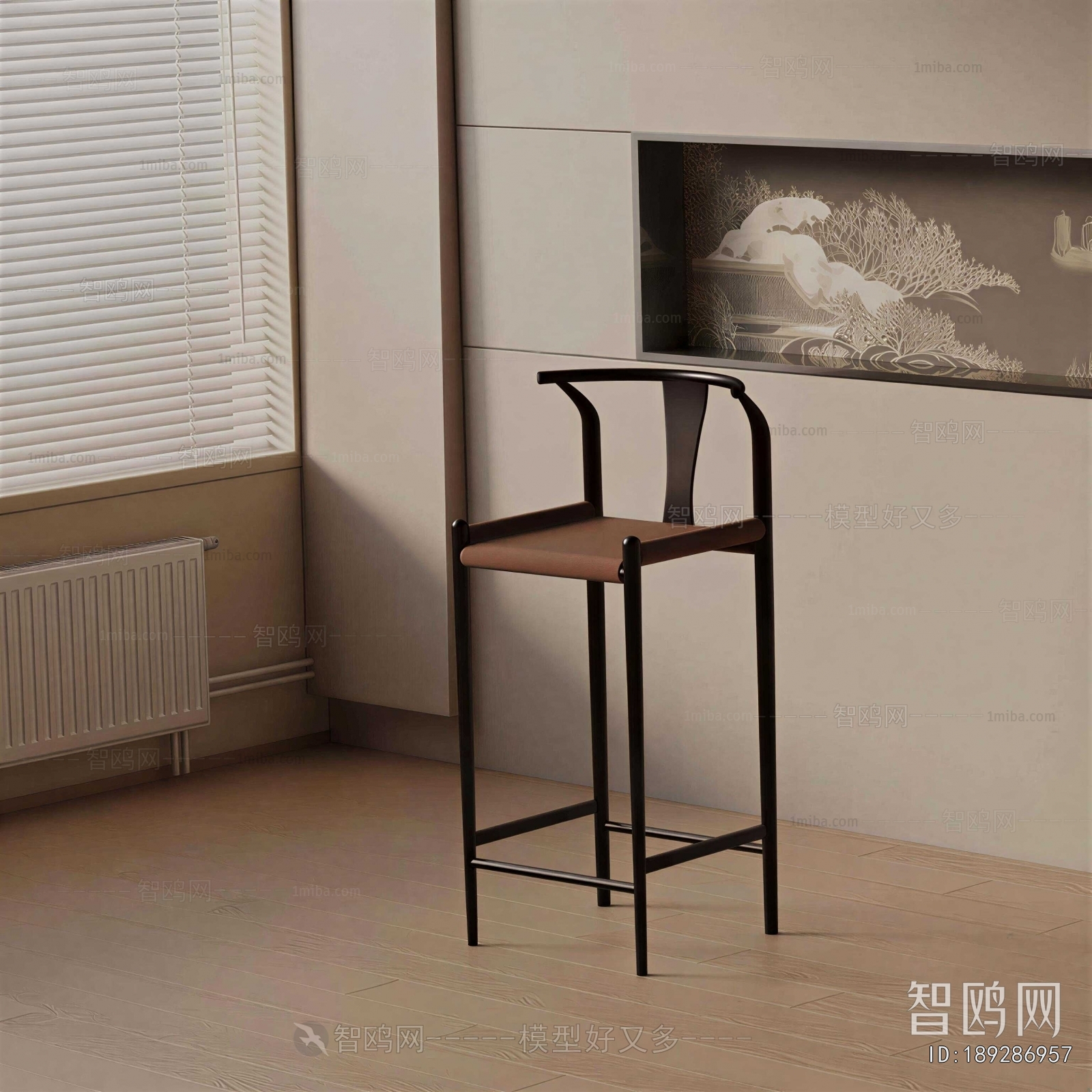 New Chinese Style Bar Stool