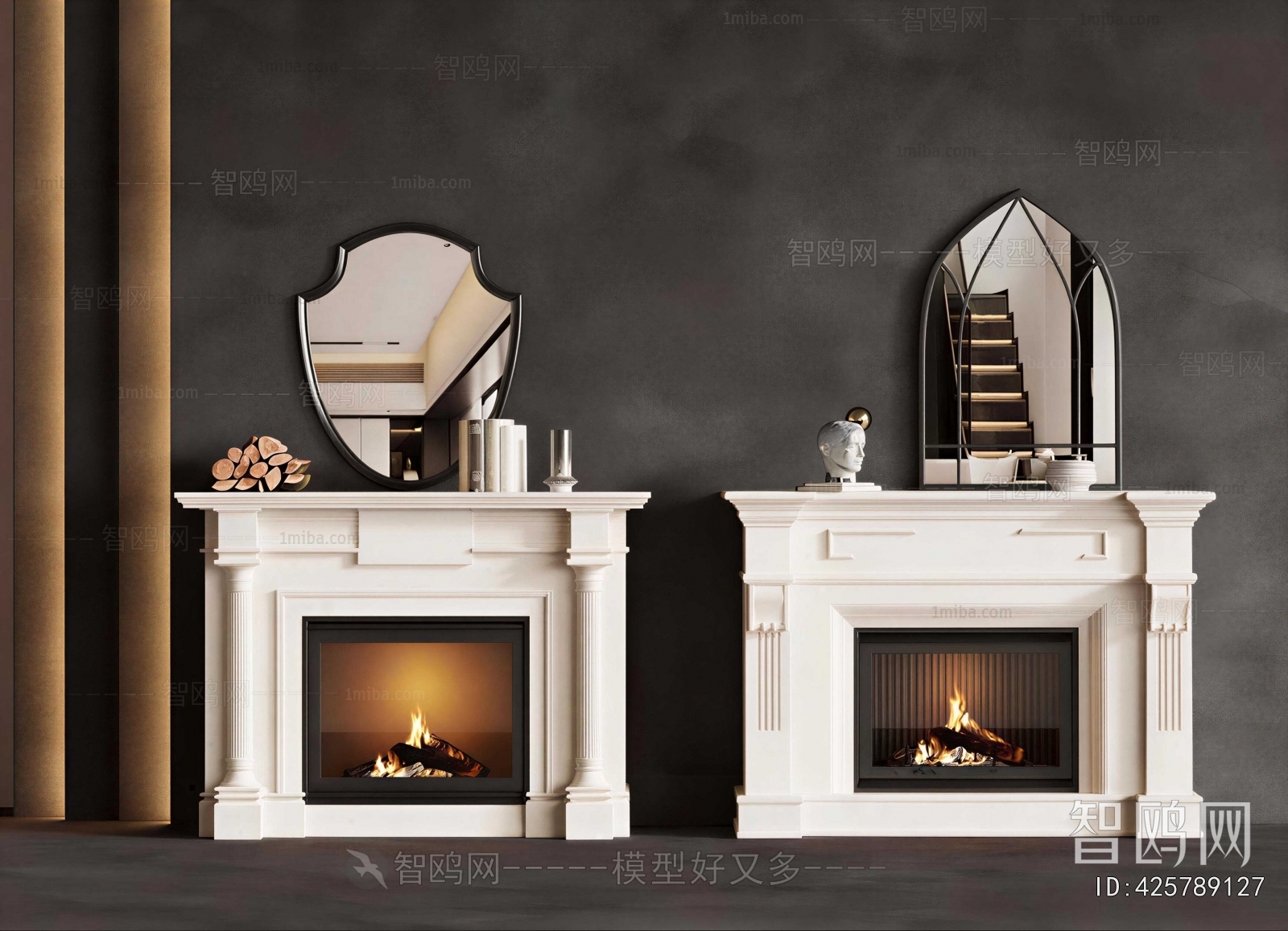 French Style Fireplace