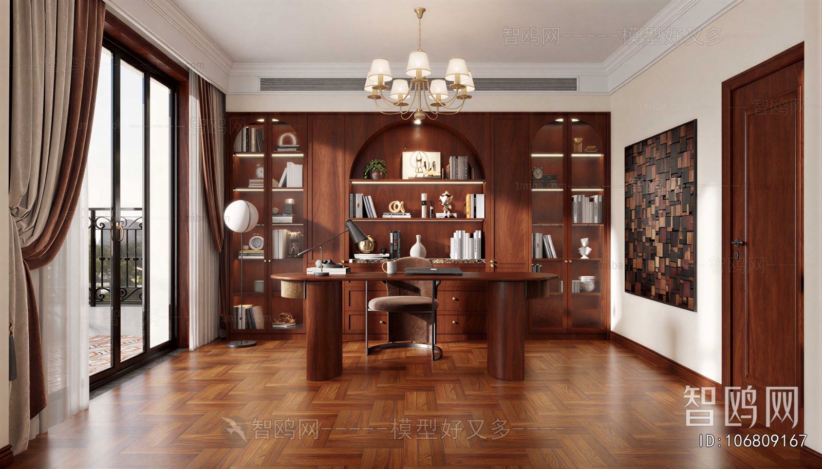 New Classical Style Study Space