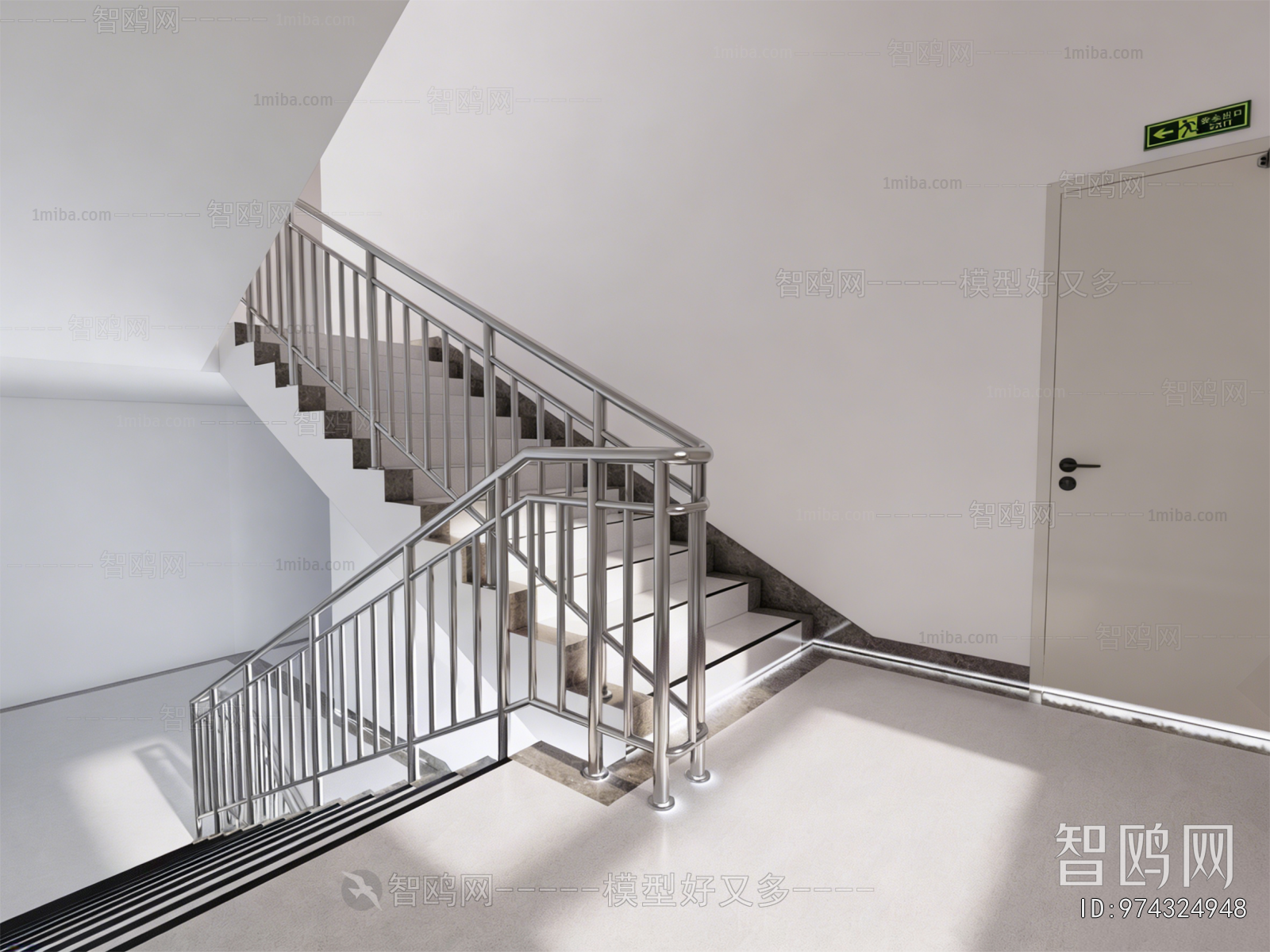 Modern Office Stairwell