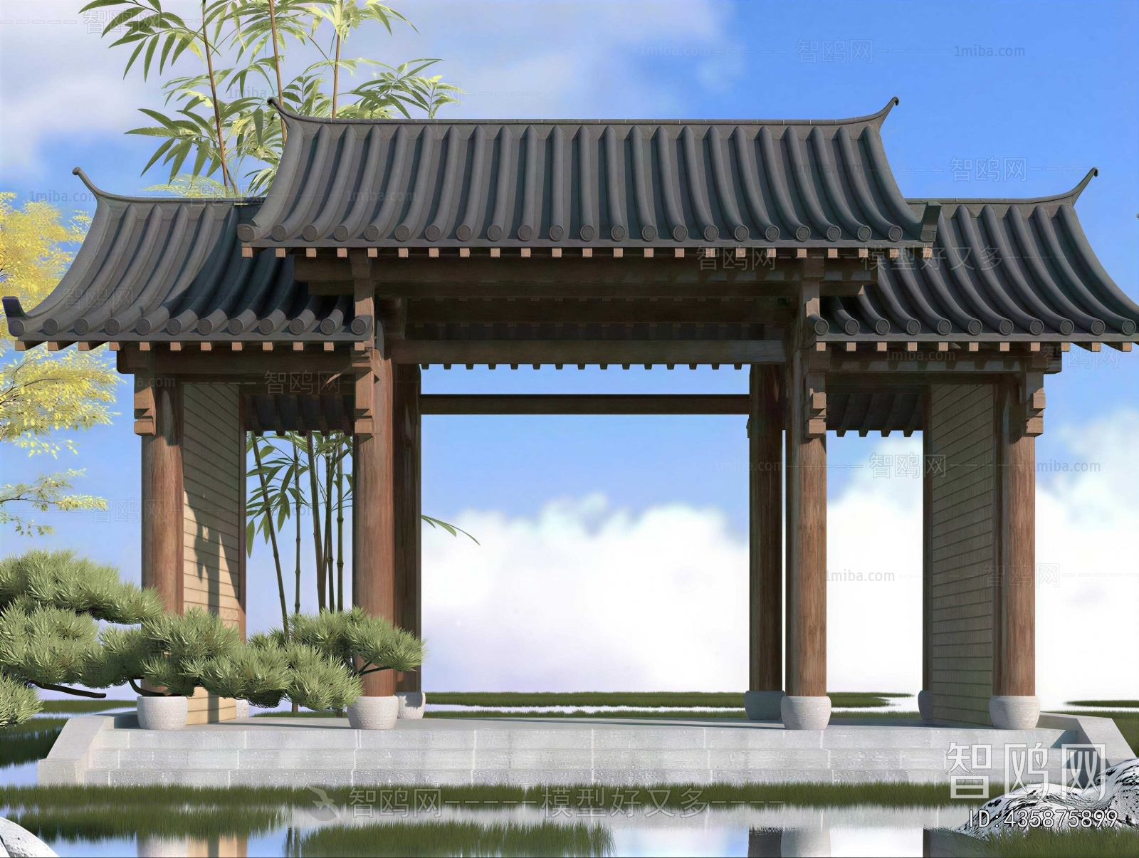 Chinese Style Gate