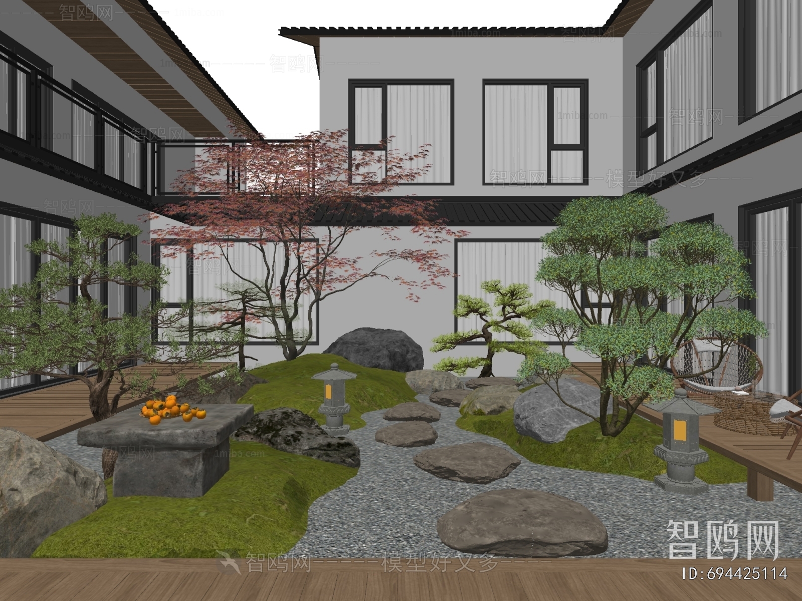 Chinese Style Courtyard/landscape