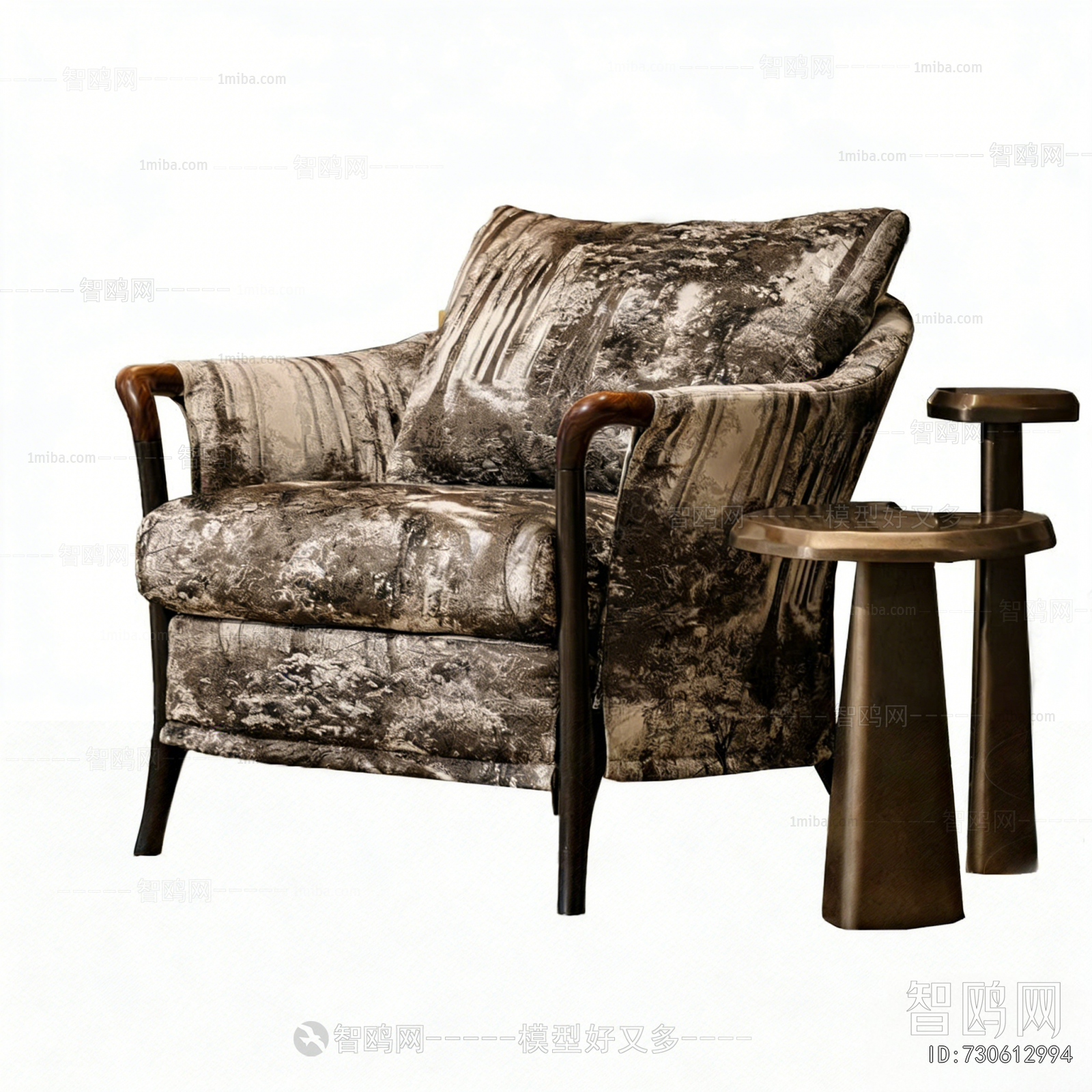 French Style Single Sofa
