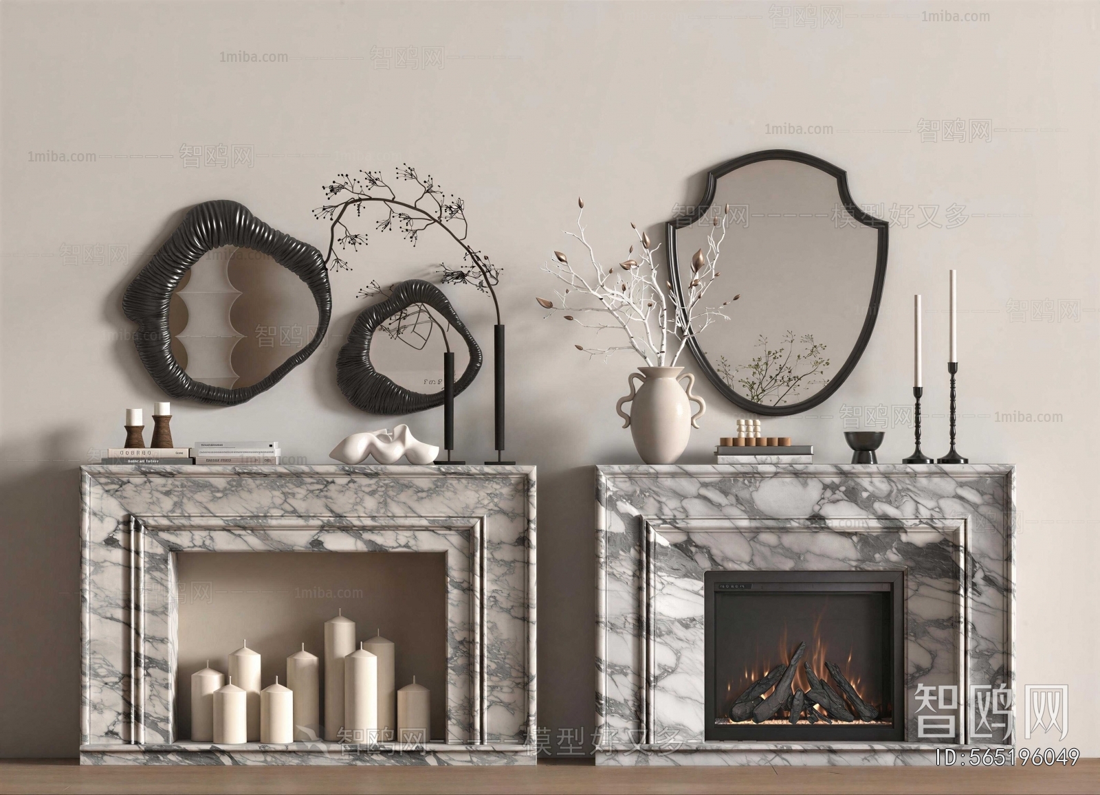 French Style Fireplace