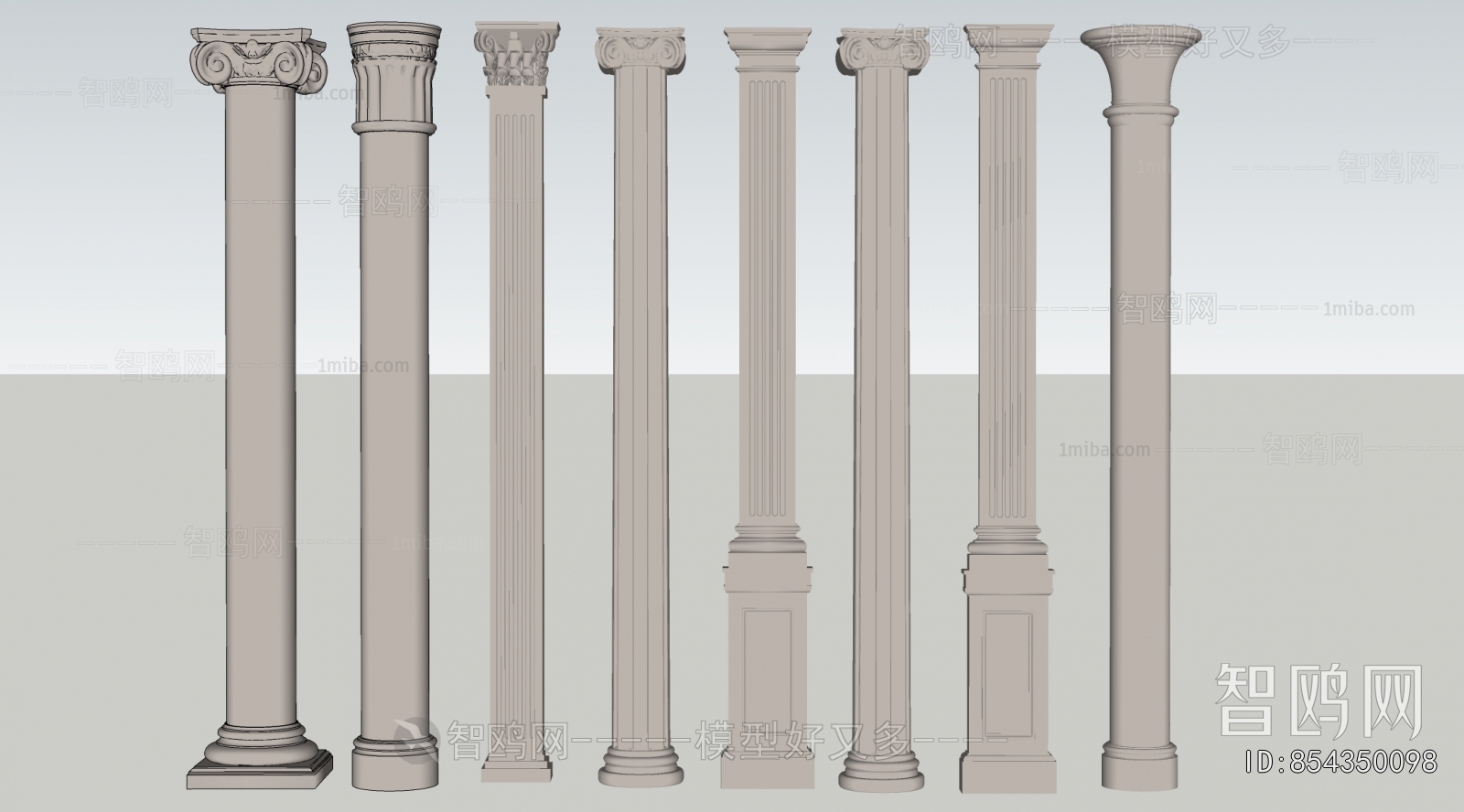 European Style Roman Pillar
