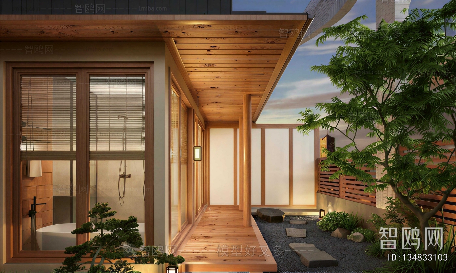 Japanese Style Courtyard/landscape