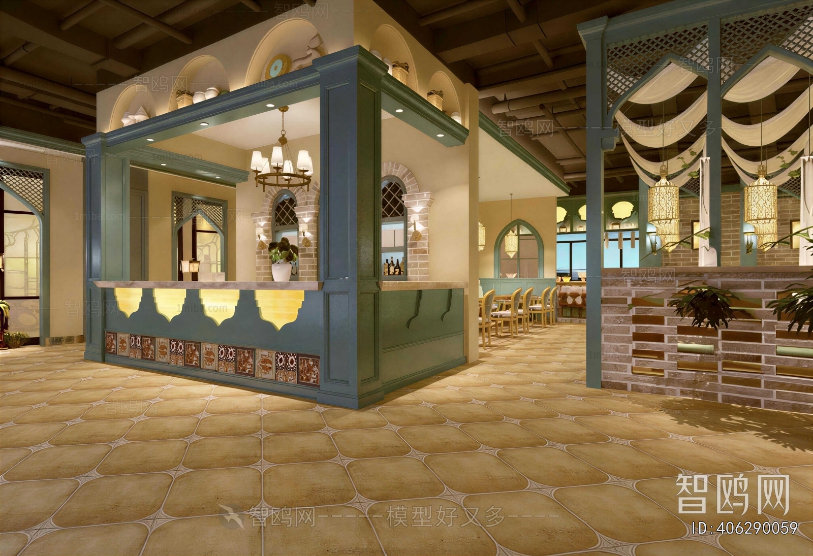 Retro Style Restaurant