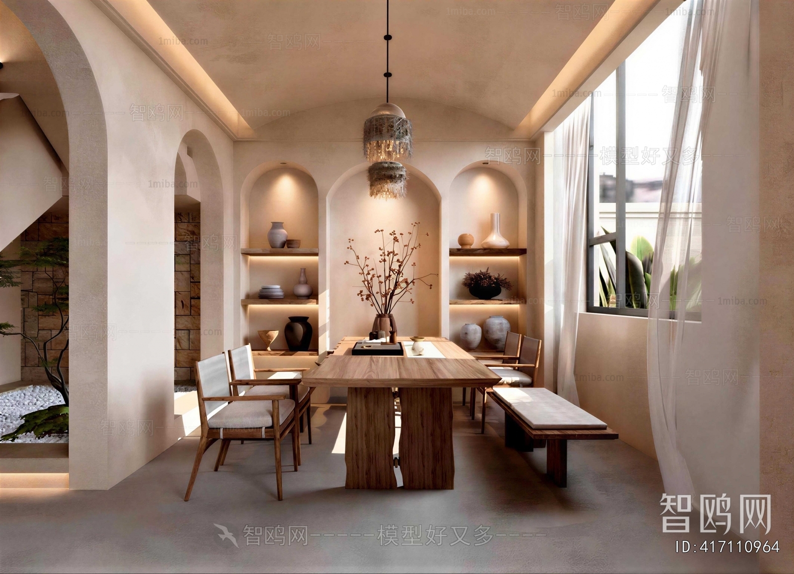 Wabi-sabi Style Tea House