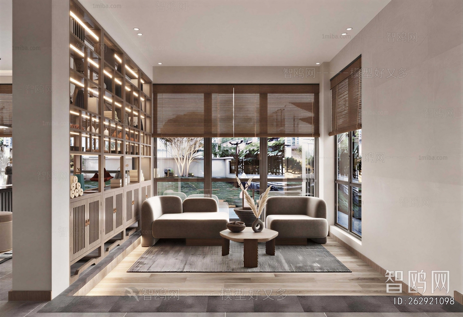Wabi-sabi Style A Living Room