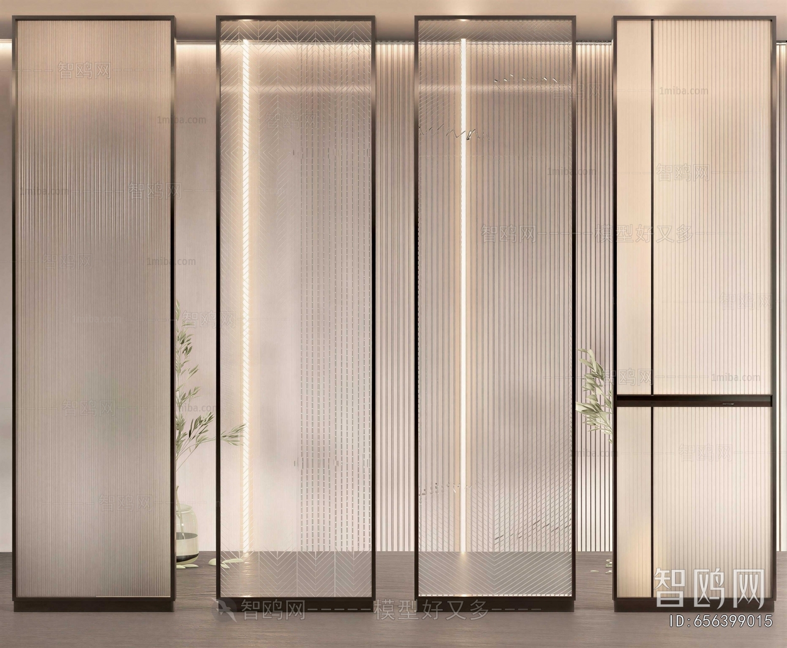 Modern Glass Screen Partition