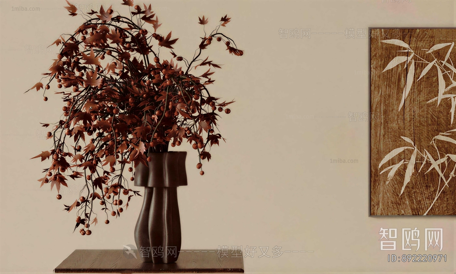 Wabi-sabi Style Dried Branch
