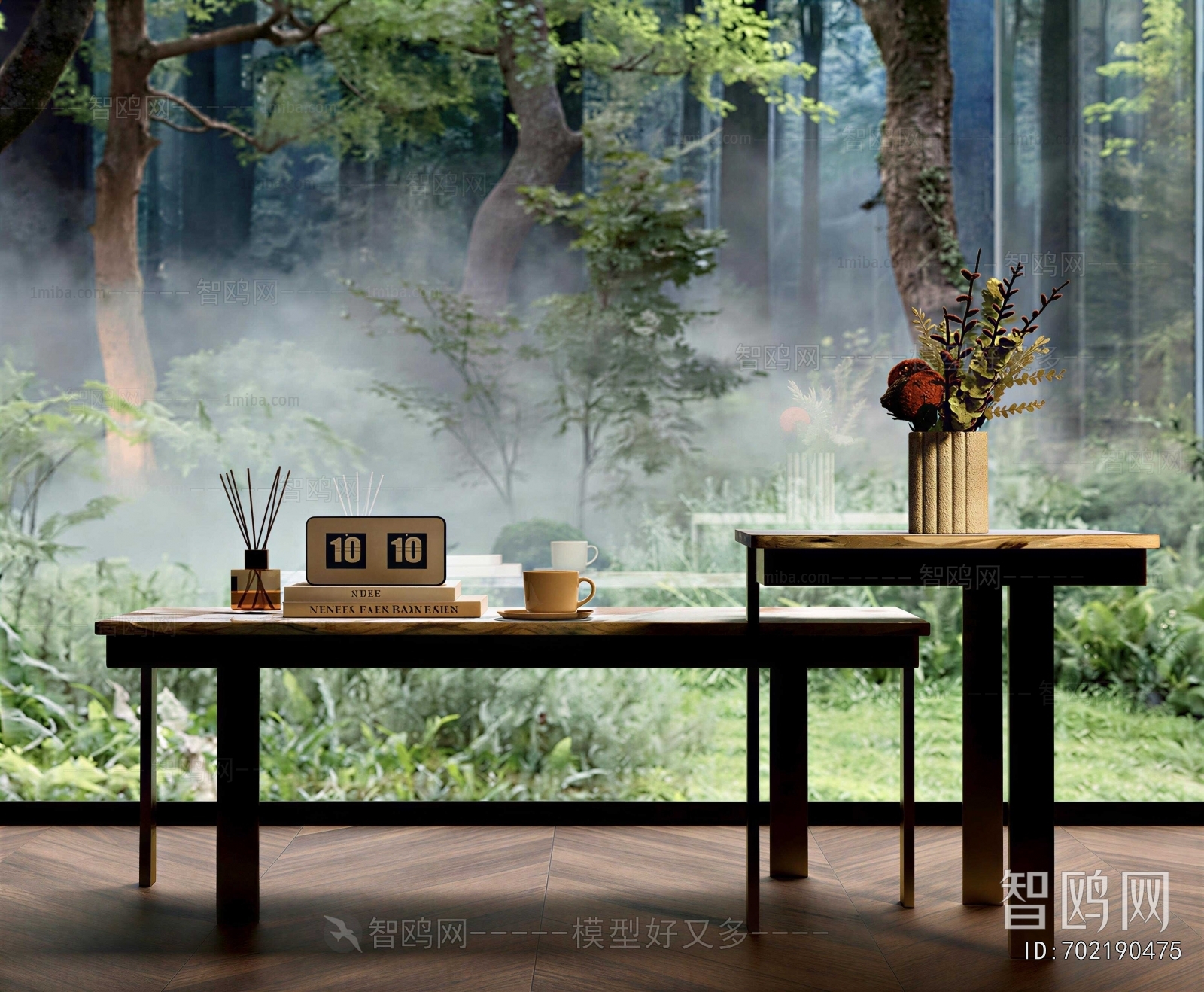 Wabi-sabi Style Coffee Table