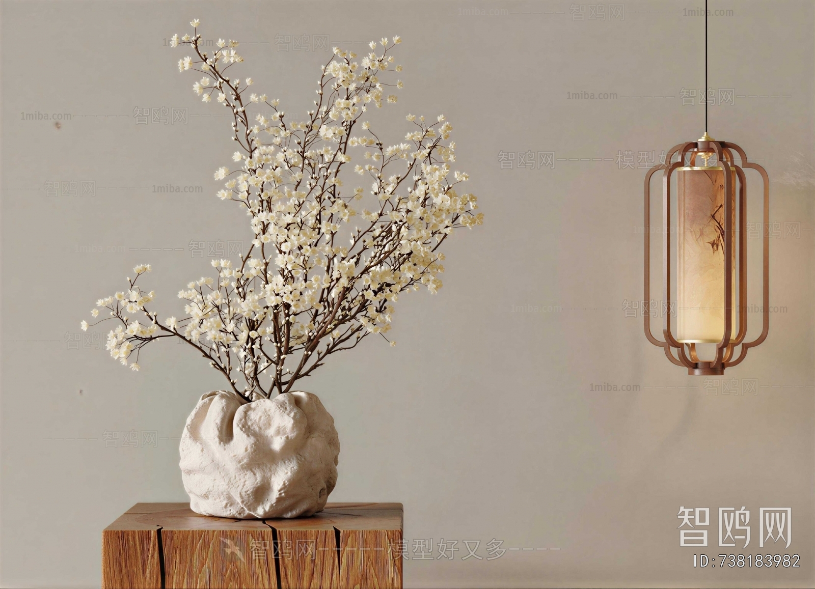 New Chinese Style Flower Arrangement