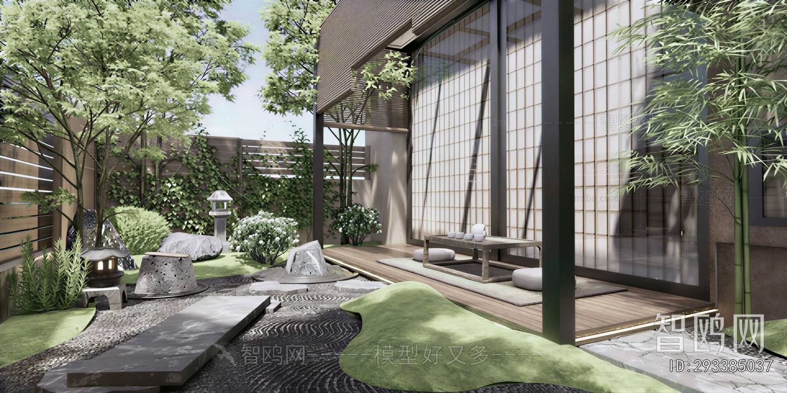 Japanese Style Courtyard/landscape