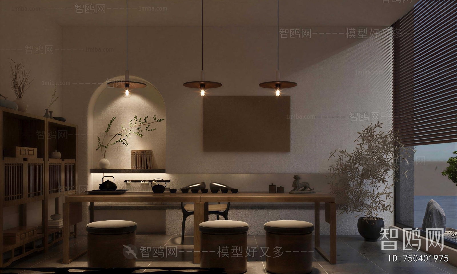 Wabi-sabi Style Tea House
