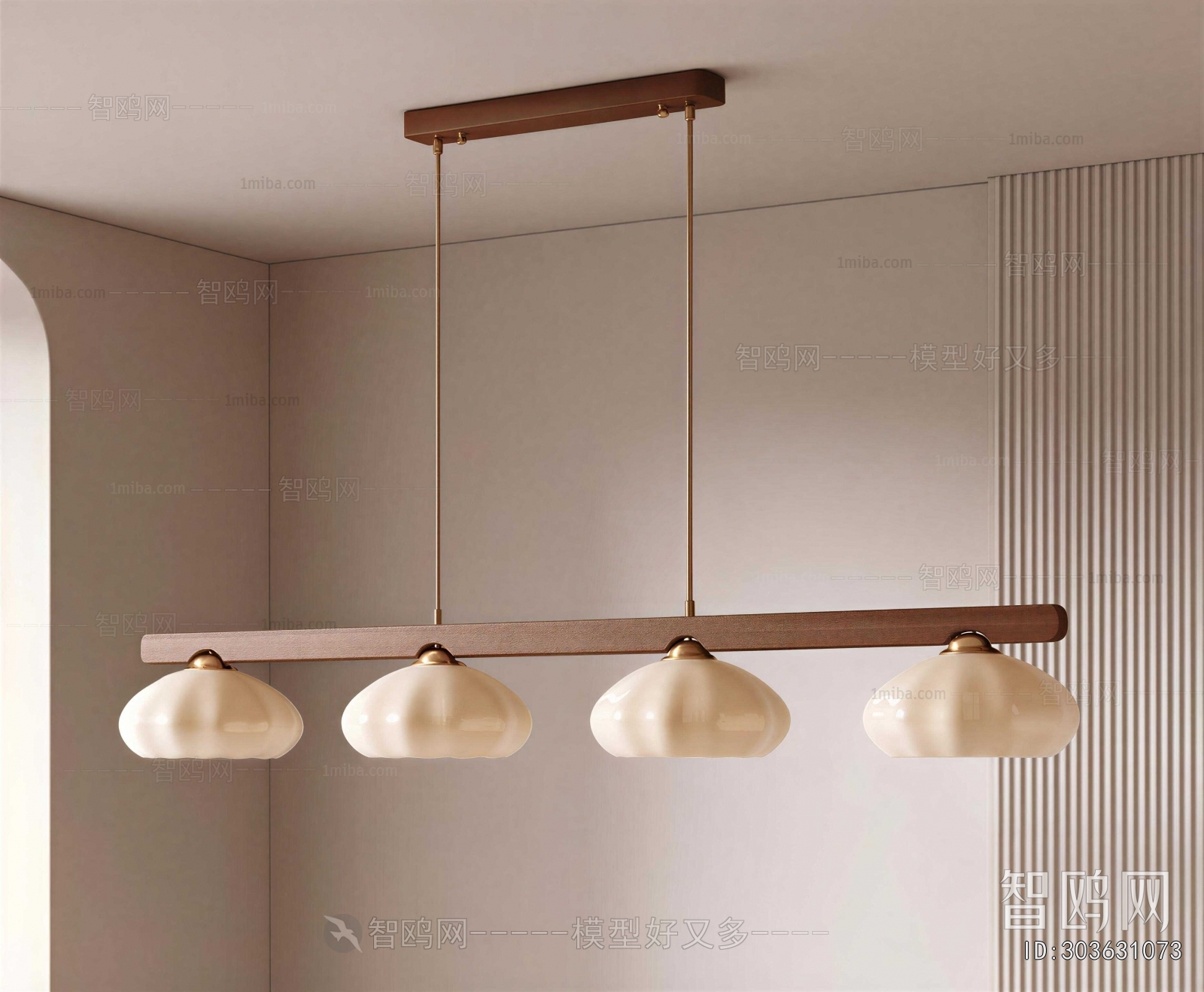 Modern Long Chandelier