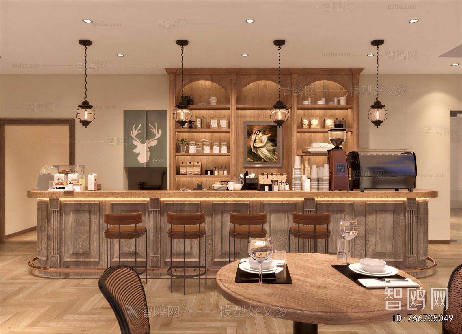 Retro Style Cafe