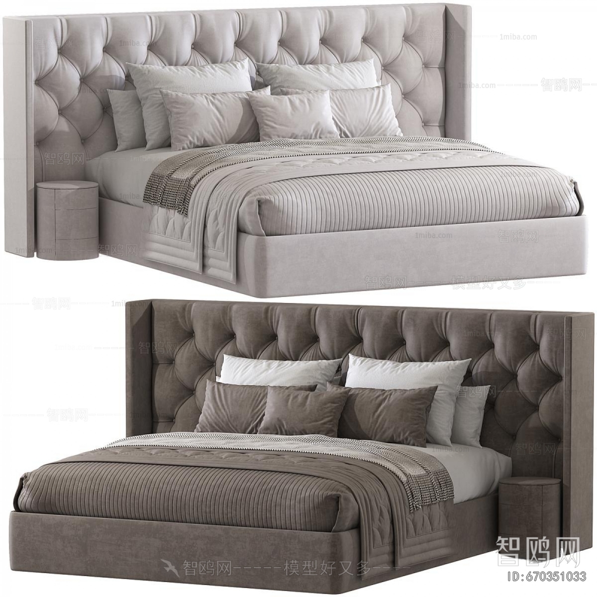 Modern Double Bed
