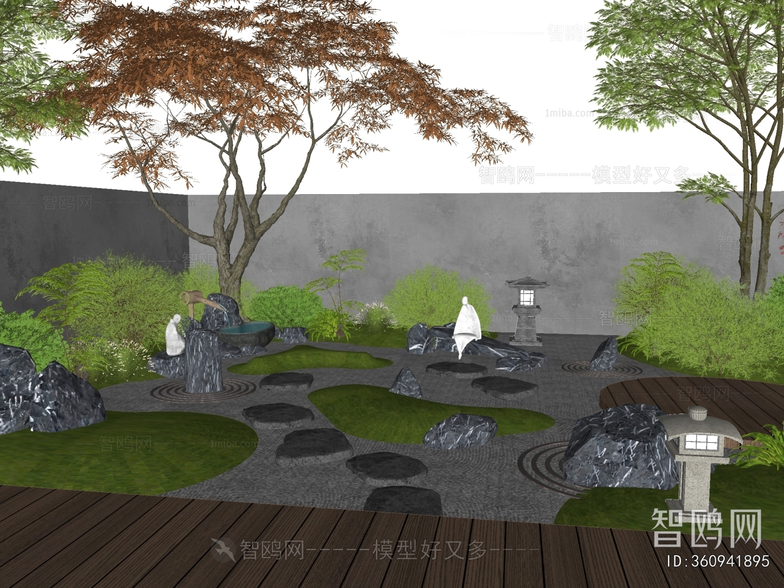 Japanese Style Courtyard/landscape