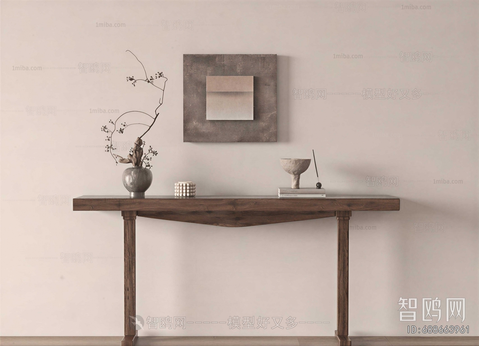 Wabi-sabi Style Console