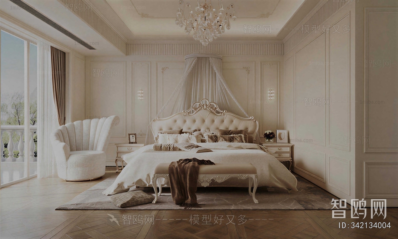 French Style Bedroom