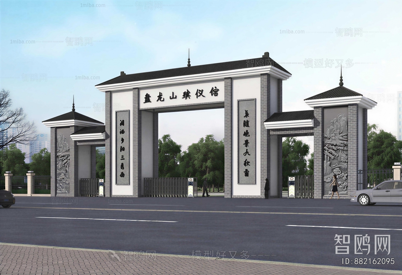 New Chinese Style Gate