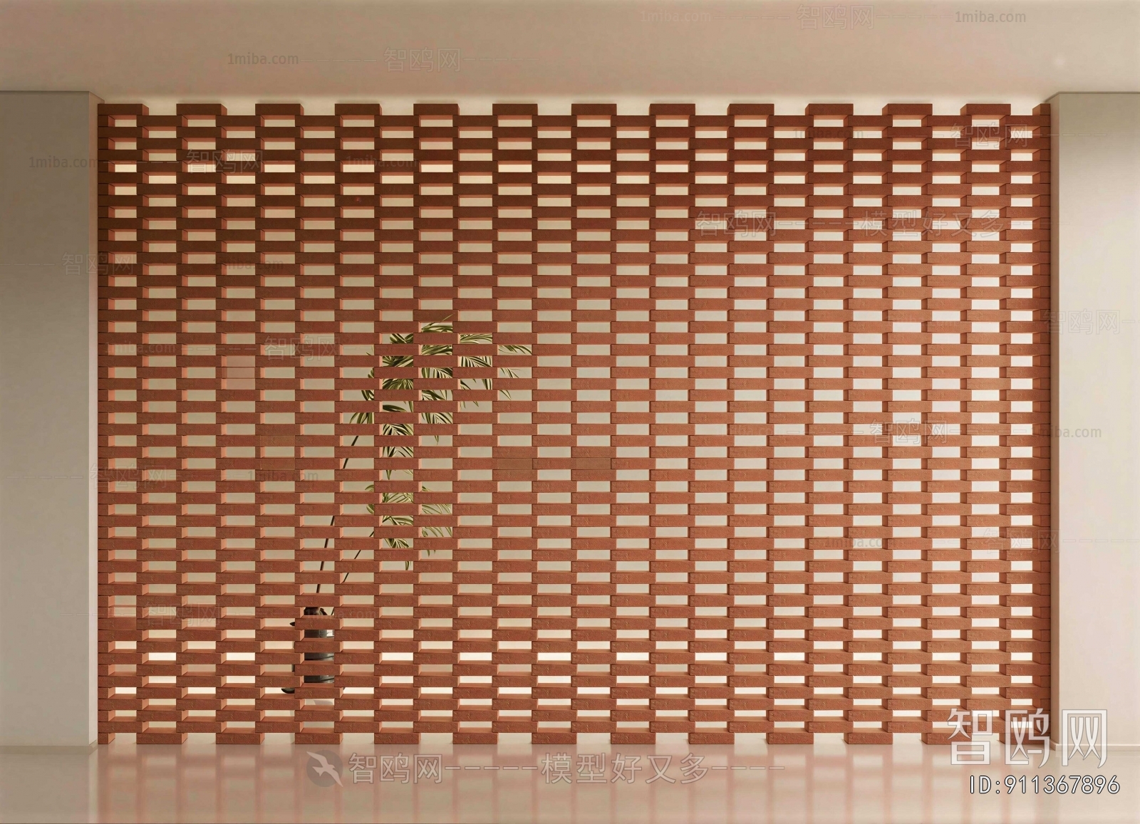 Modern Cement Brick Screen Partition