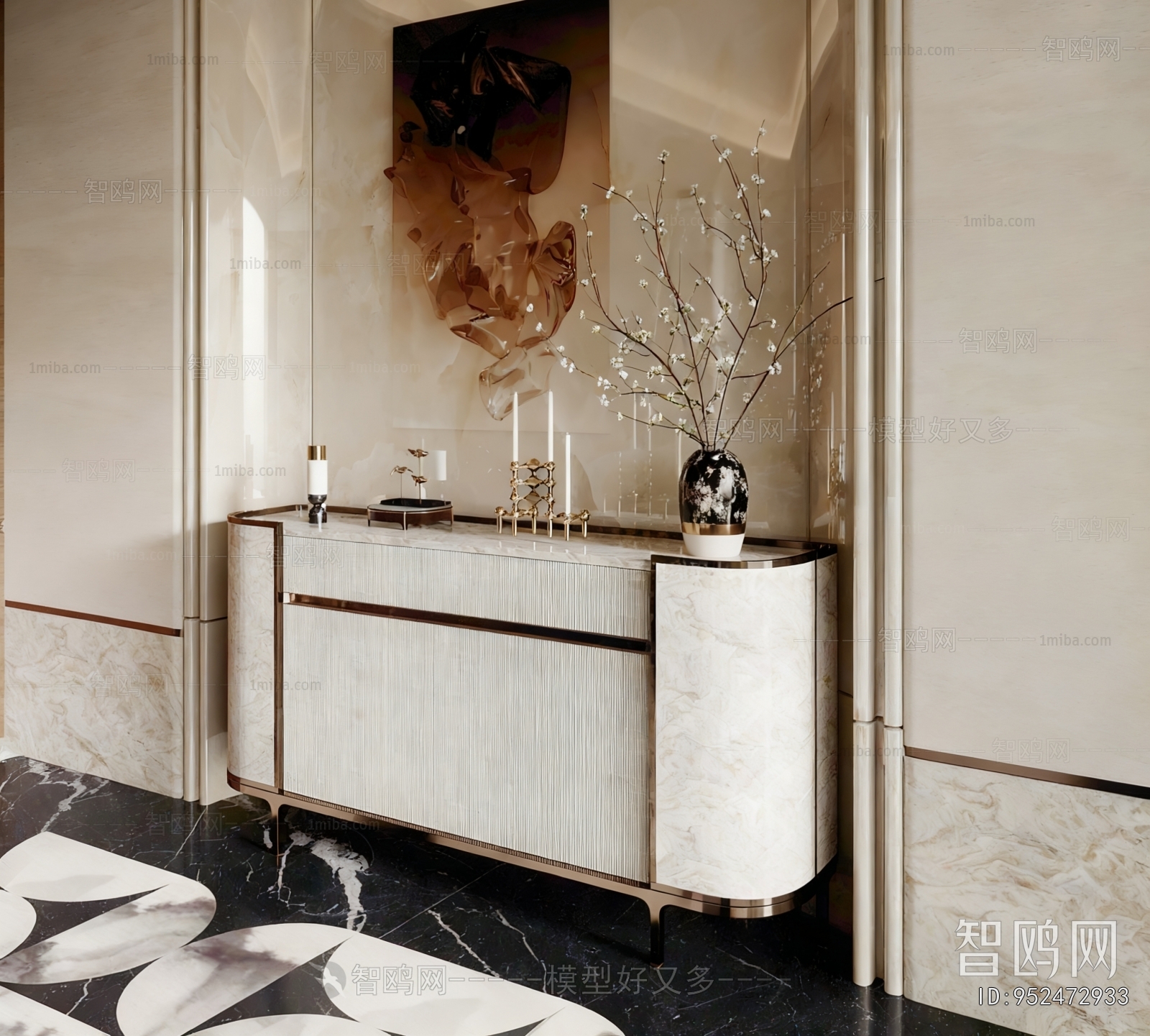 Modern Entrance Cabinet