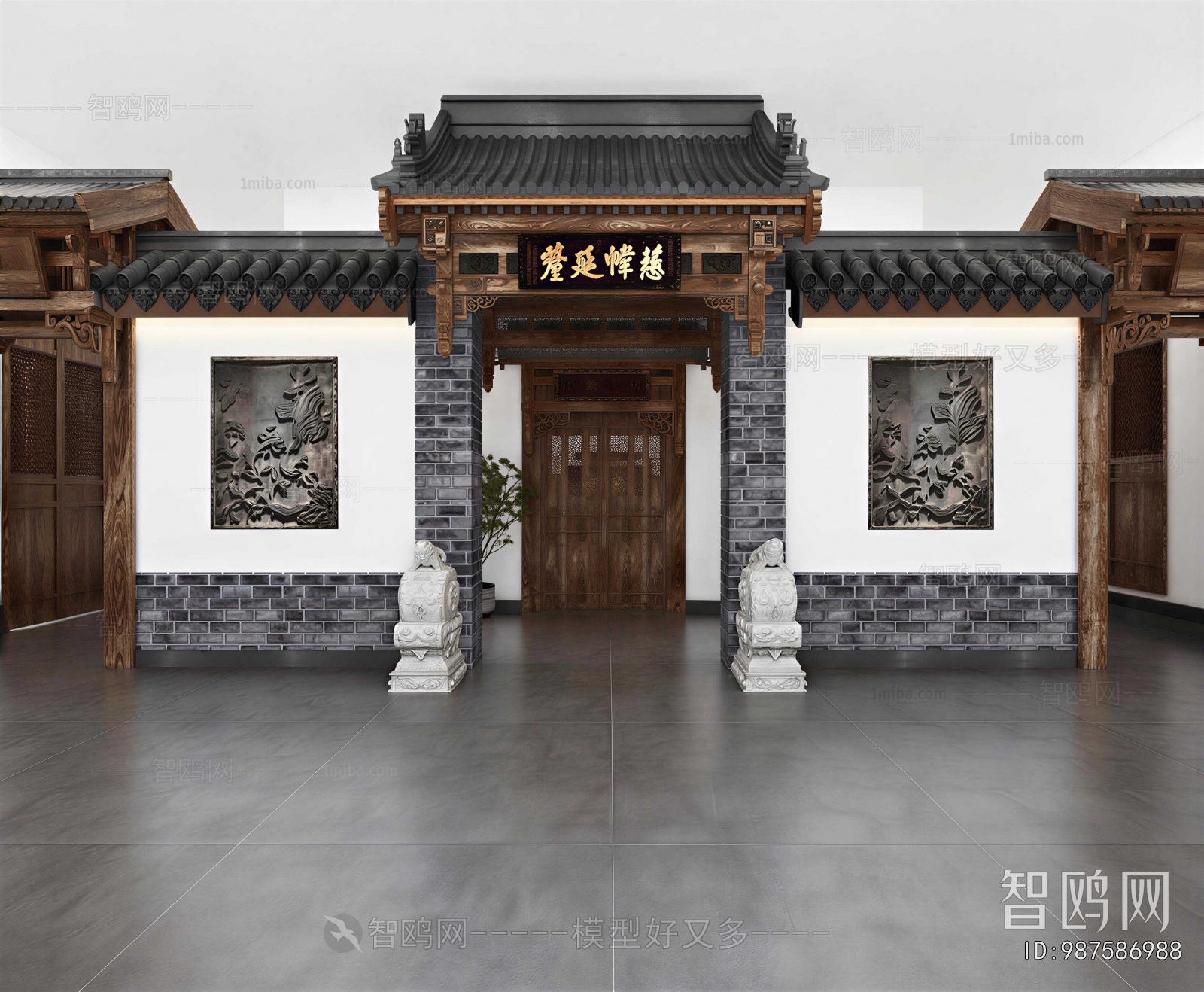 New Chinese Style Facade Element