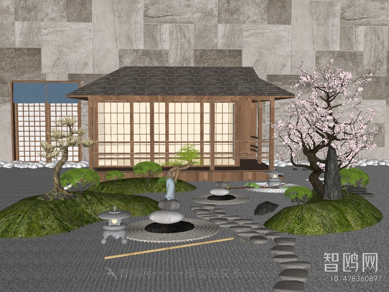 Japanese Style Courtyard/landscape