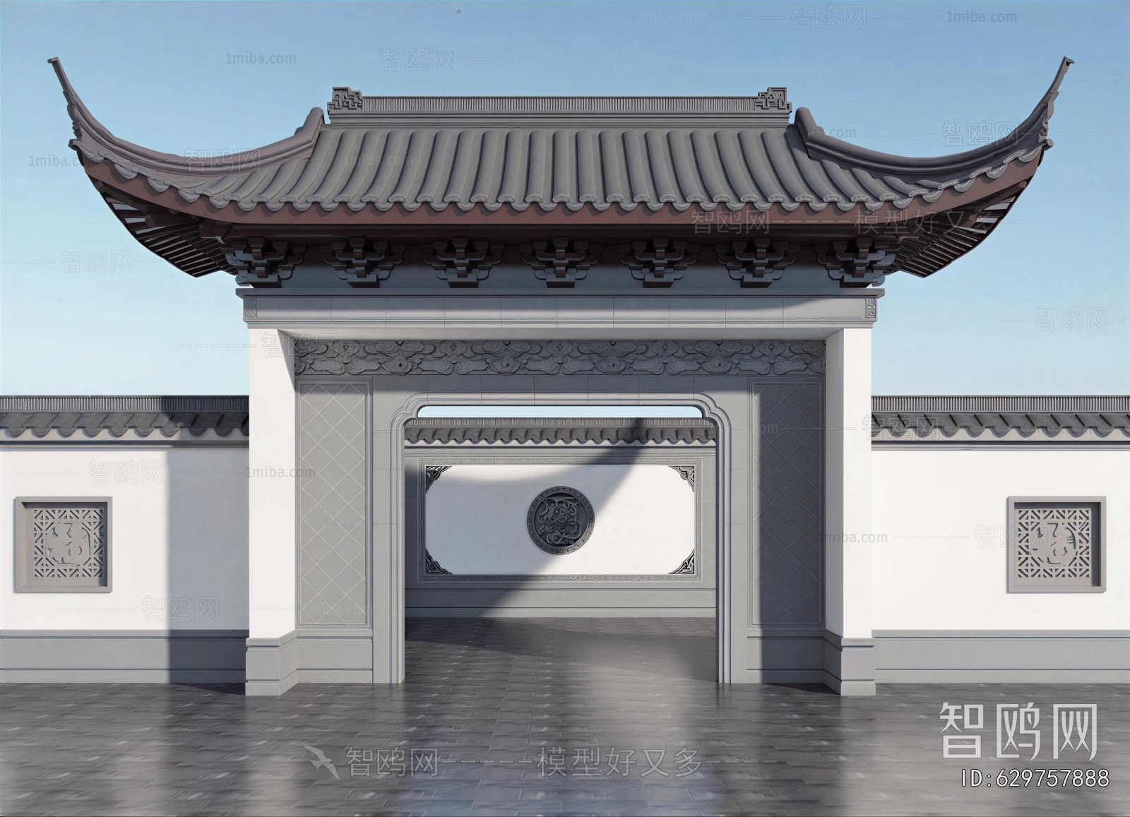 New Chinese Style Facade Element