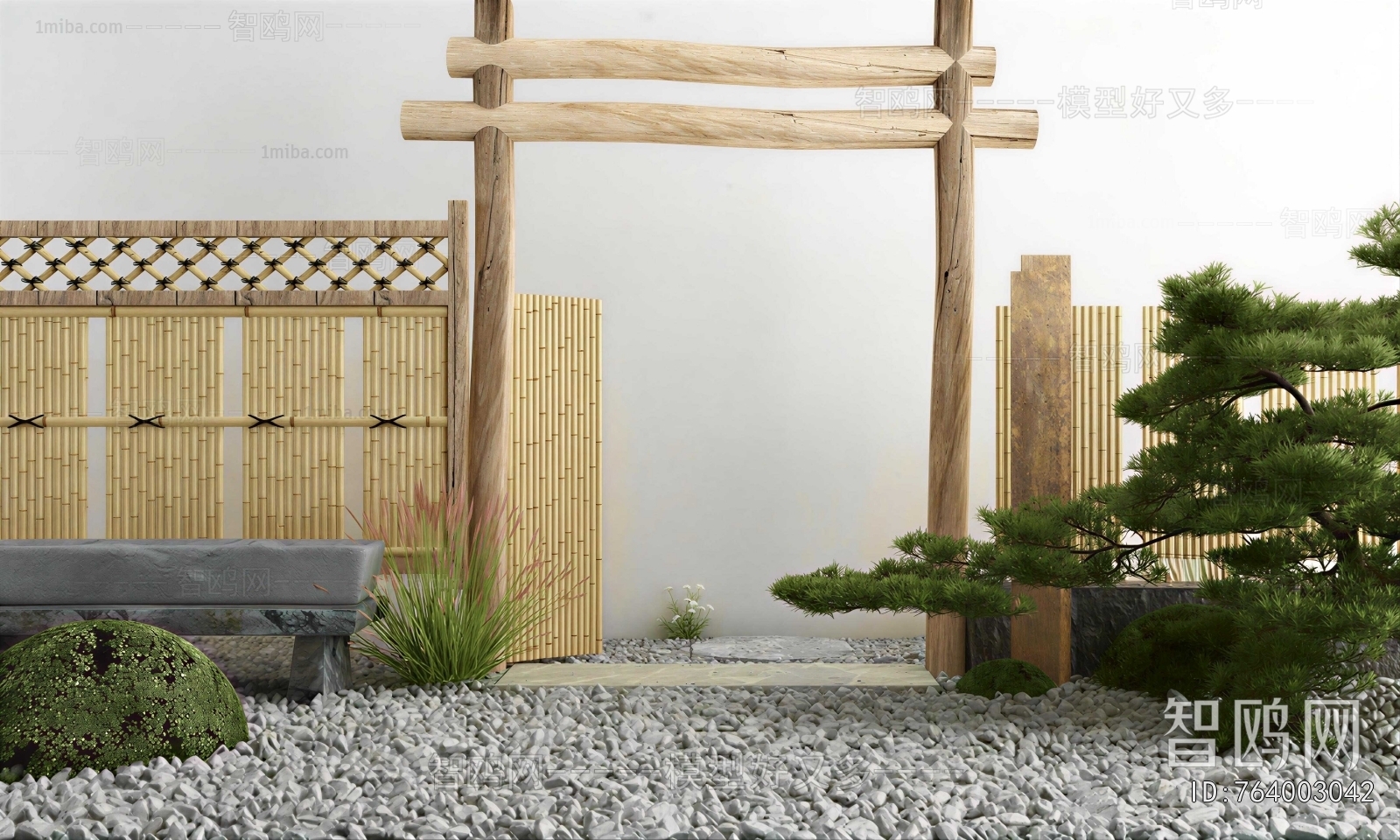 New Chinese Style Courtyard/landscape