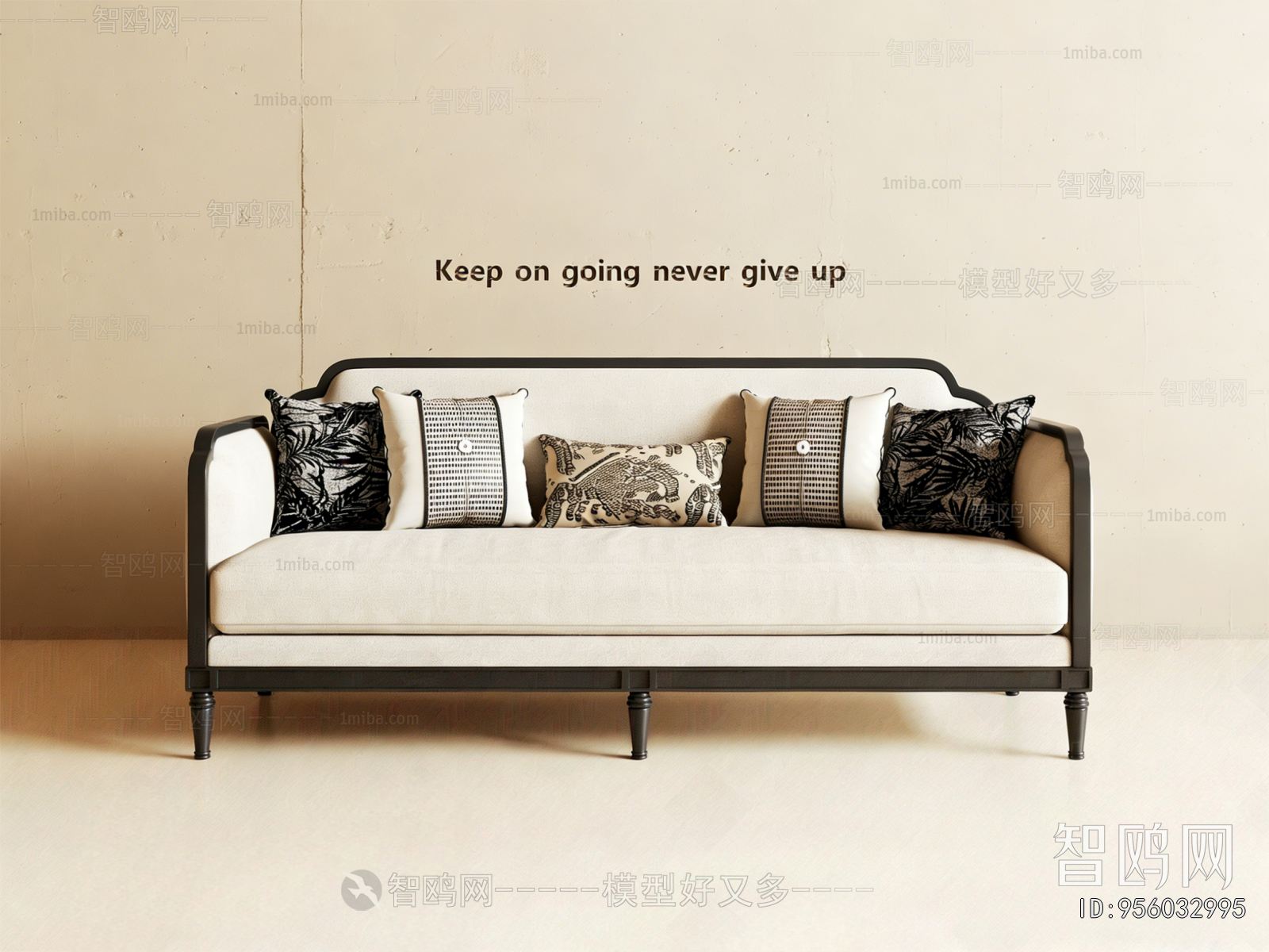 New Chinese Style Multi Person Sofa