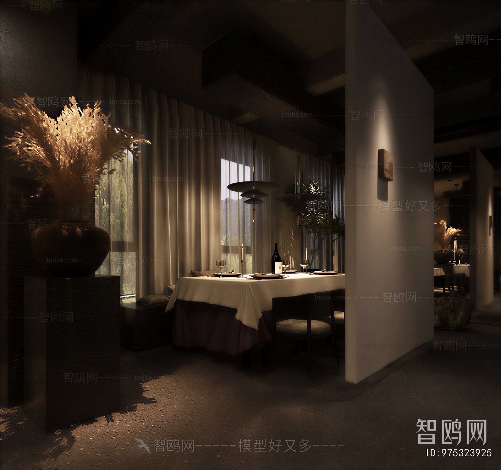 Wabi-sabi Style Restaurant
