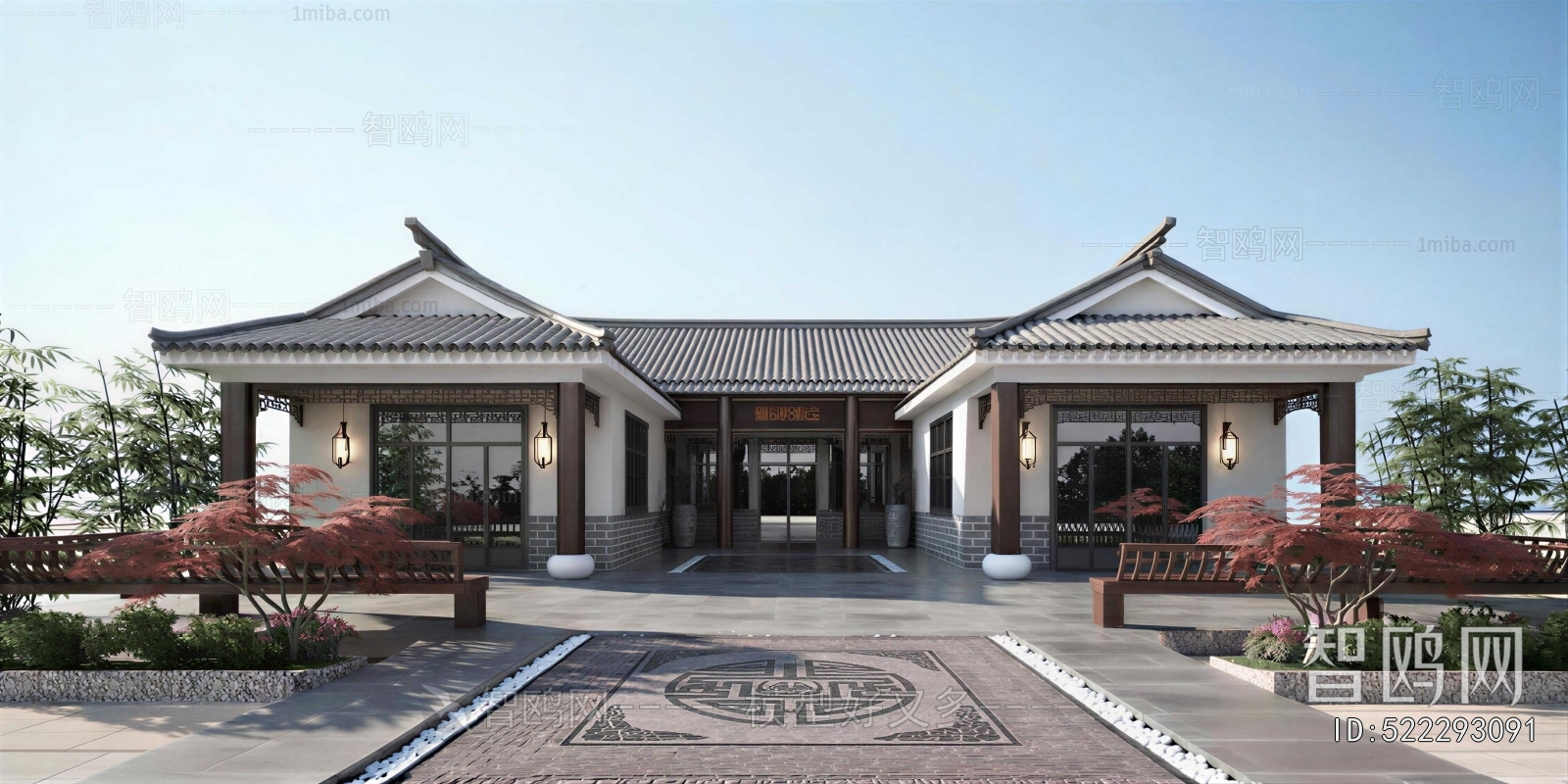 New Chinese Style Courtyard/landscape