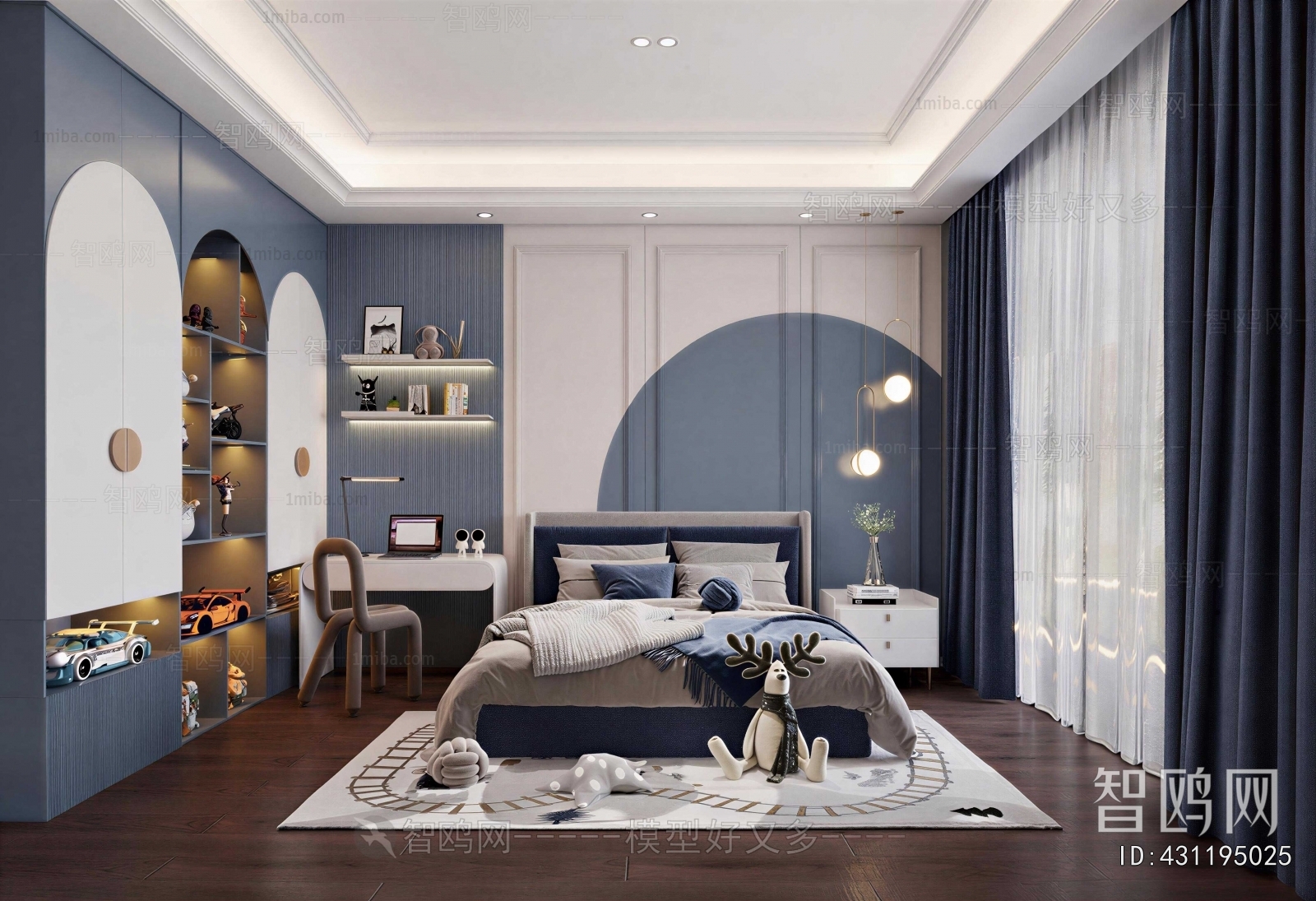 Modern Boy's Room And Son's Room