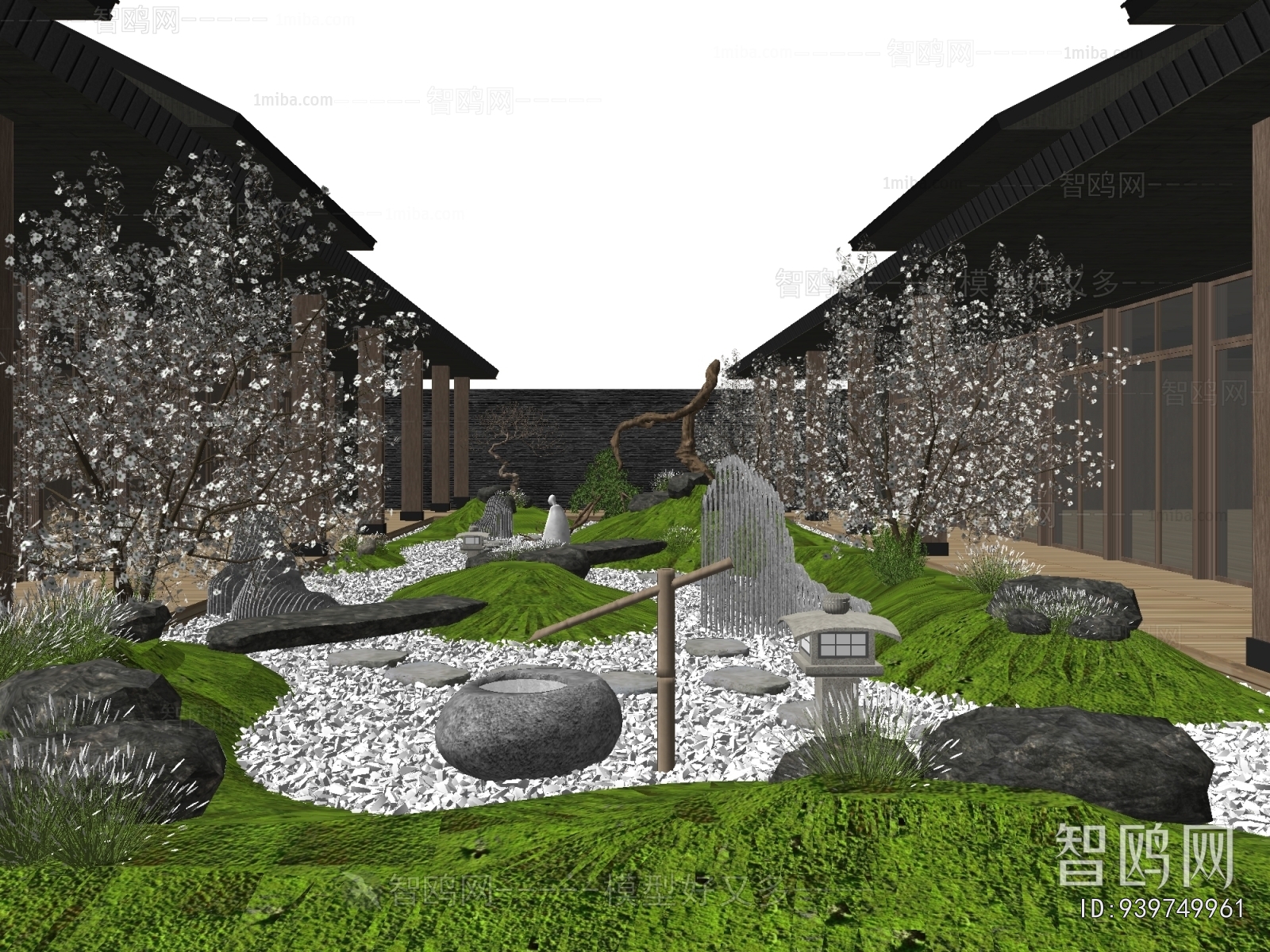 Japanese Style Courtyard/landscape