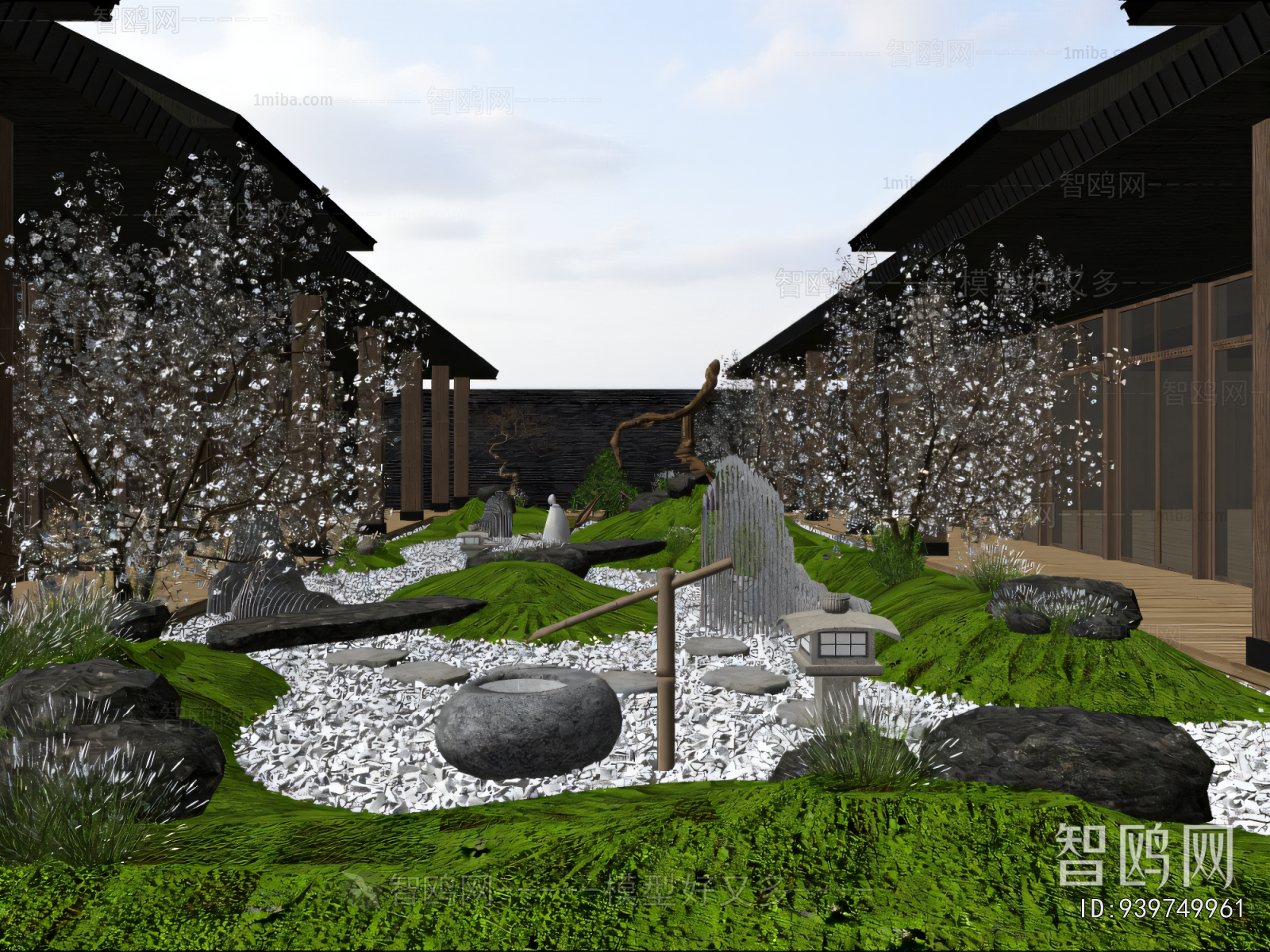 Japanese Style Courtyard/landscape