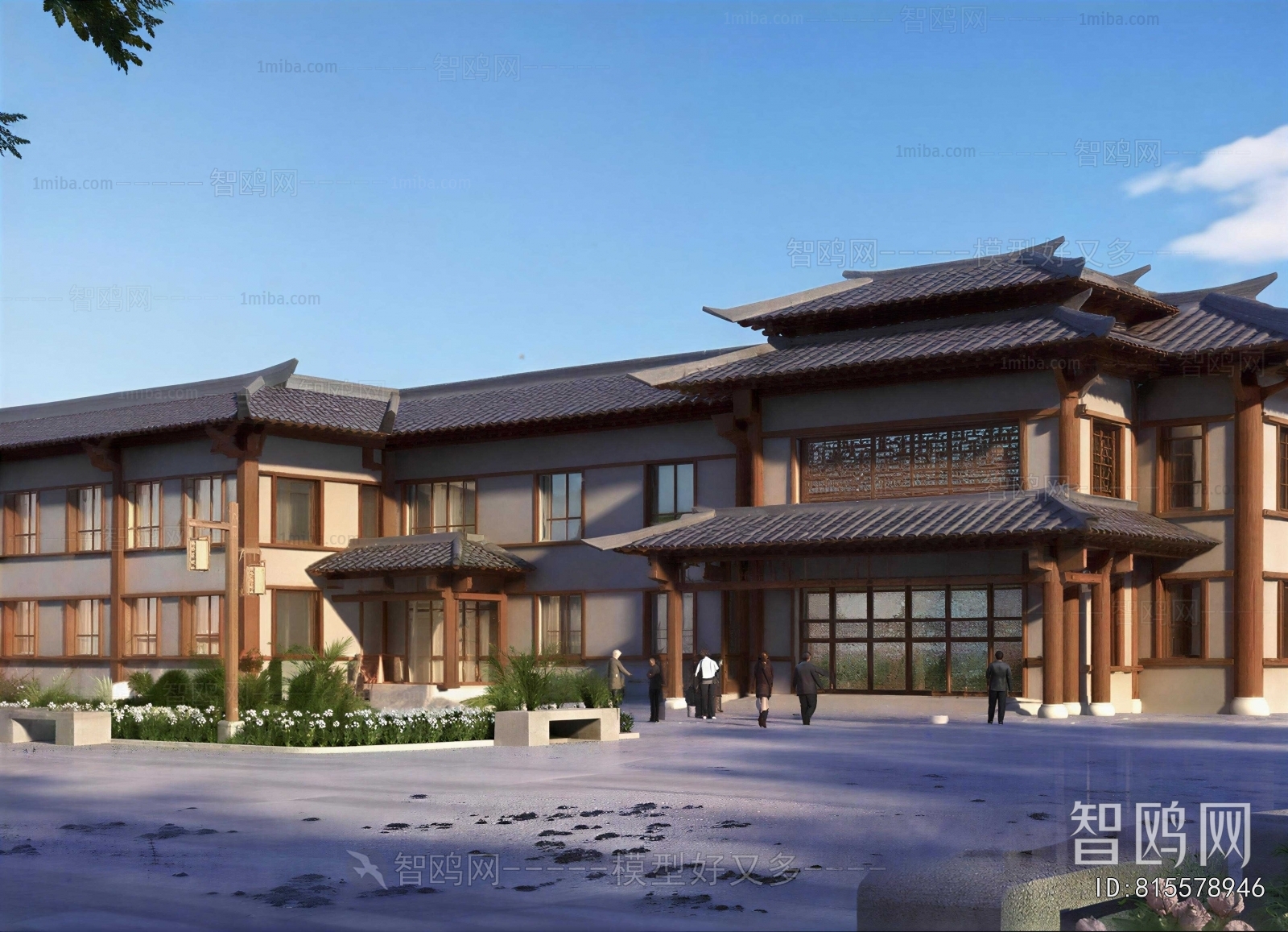 Chinese Style Ancient Architectural Buildings