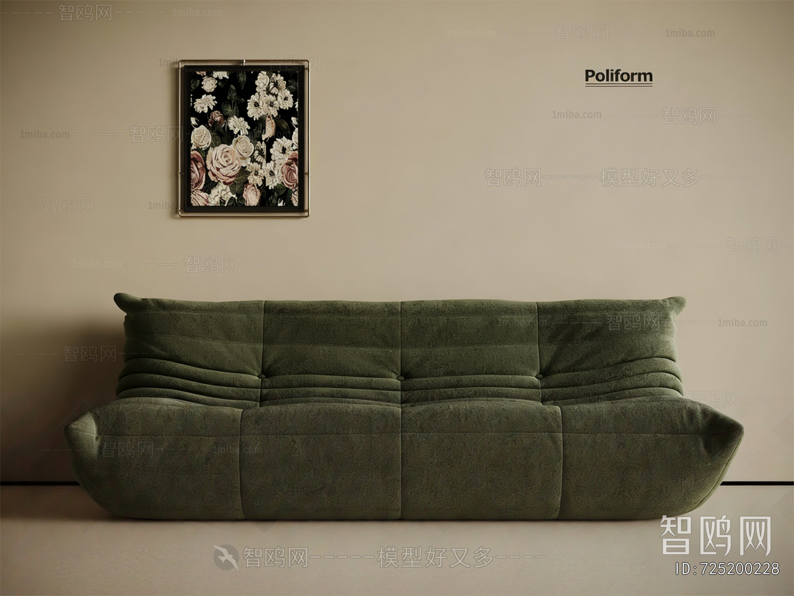 Modern Three-seat Sofa