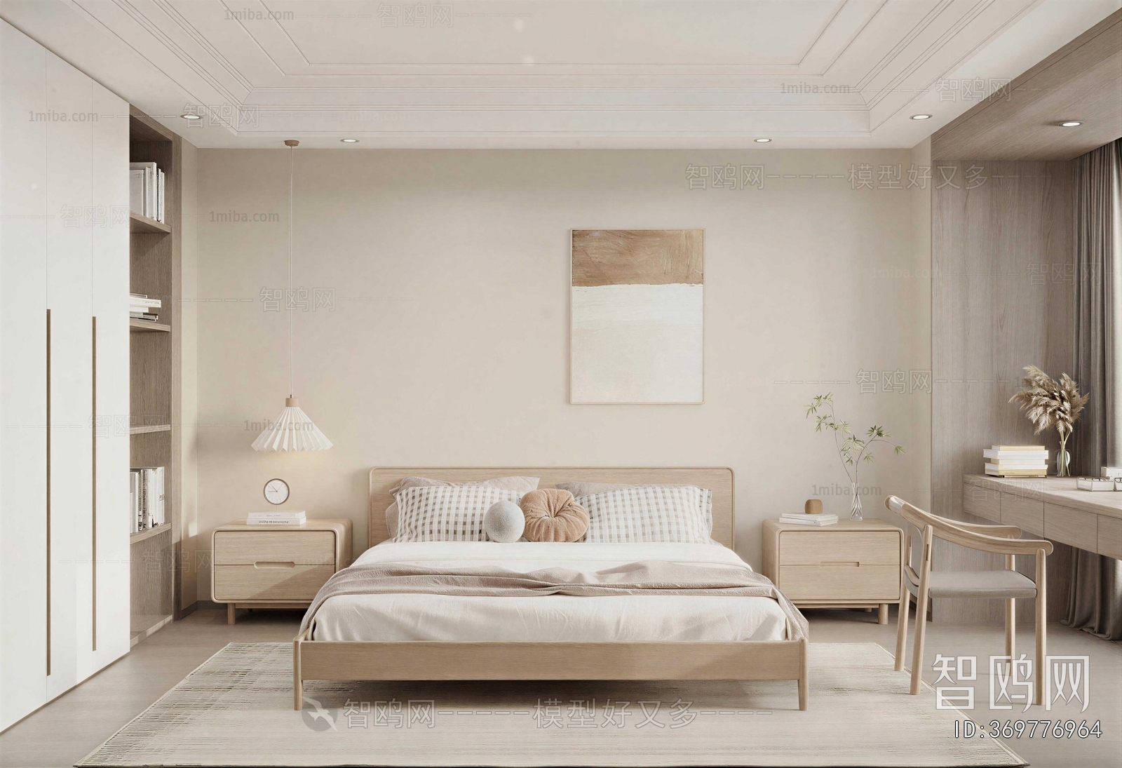 Wabi-sabi Style Bedroom