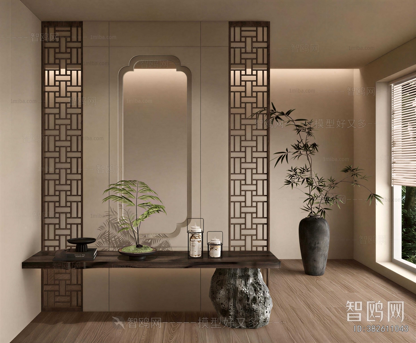 New Chinese Style Hallway