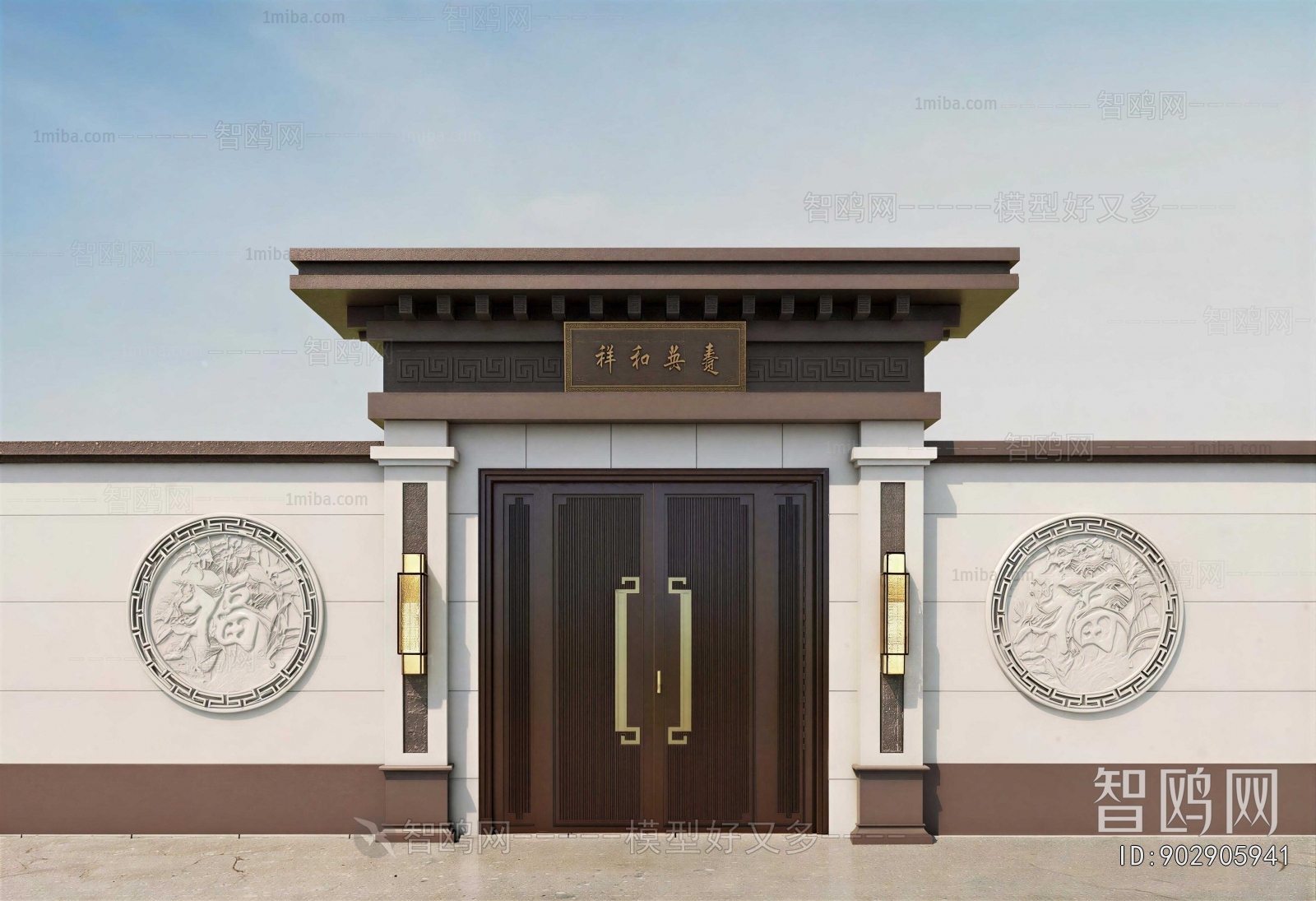 New Chinese Style Gate