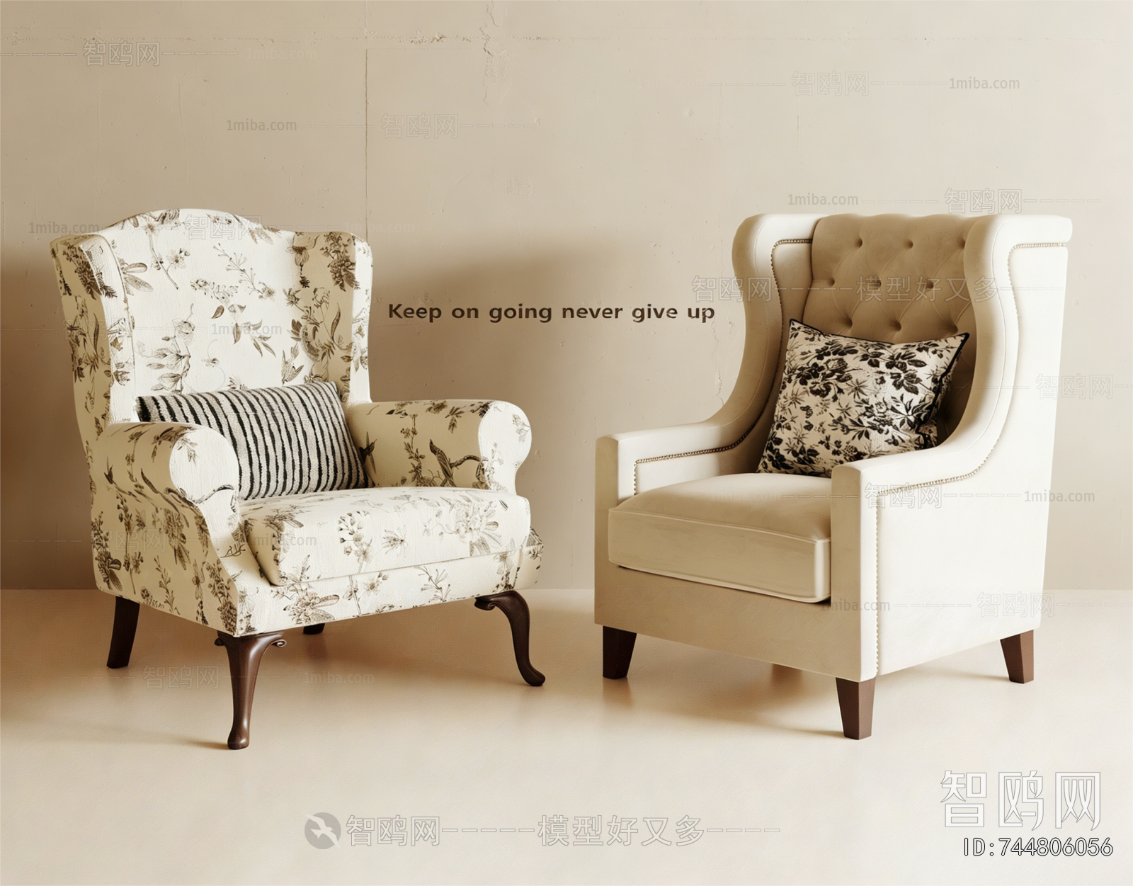 French Style Single Sofa