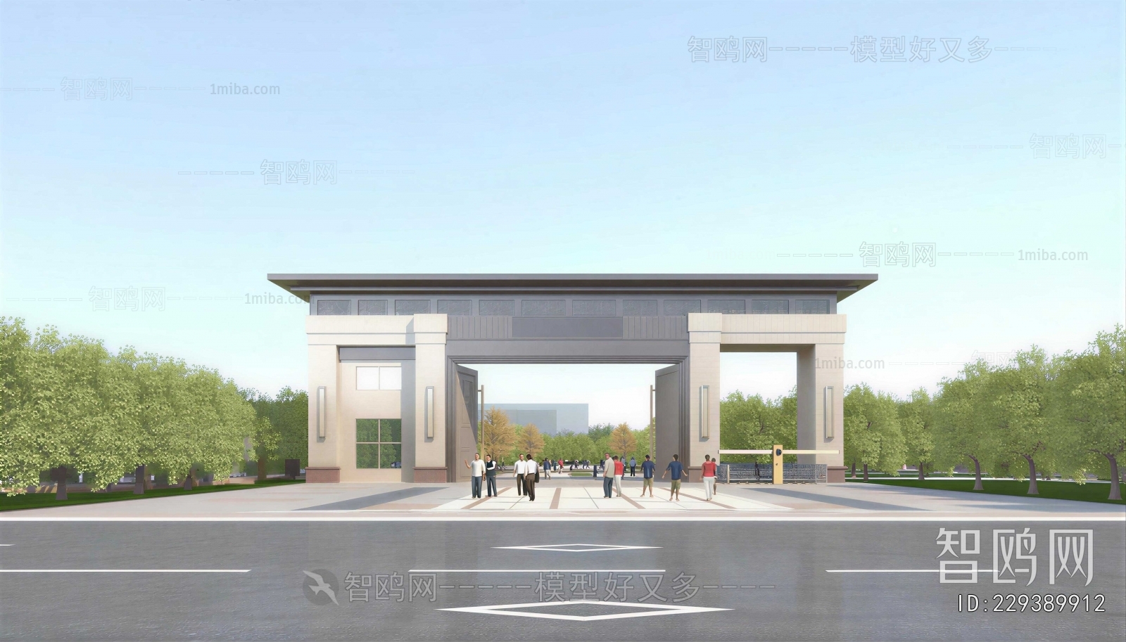 New Chinese Style Gate