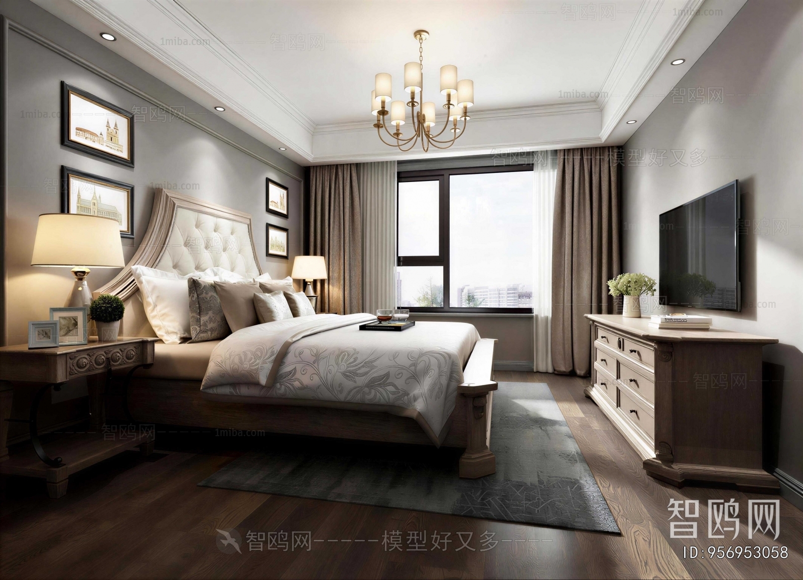 American Style Bedroom