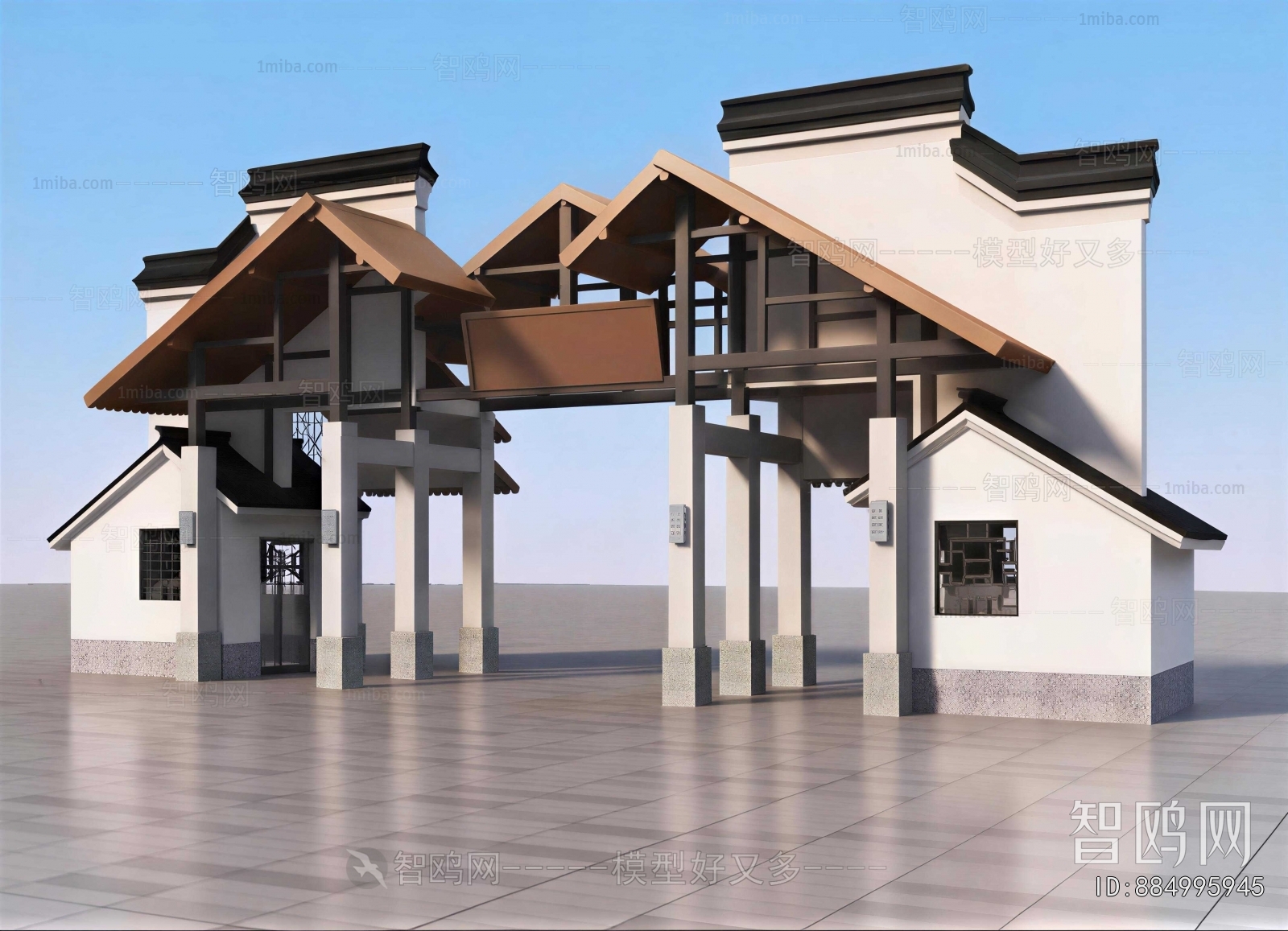 New Chinese Style Facade Element