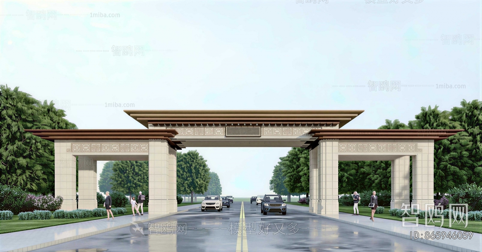 New Chinese Style Facade Element